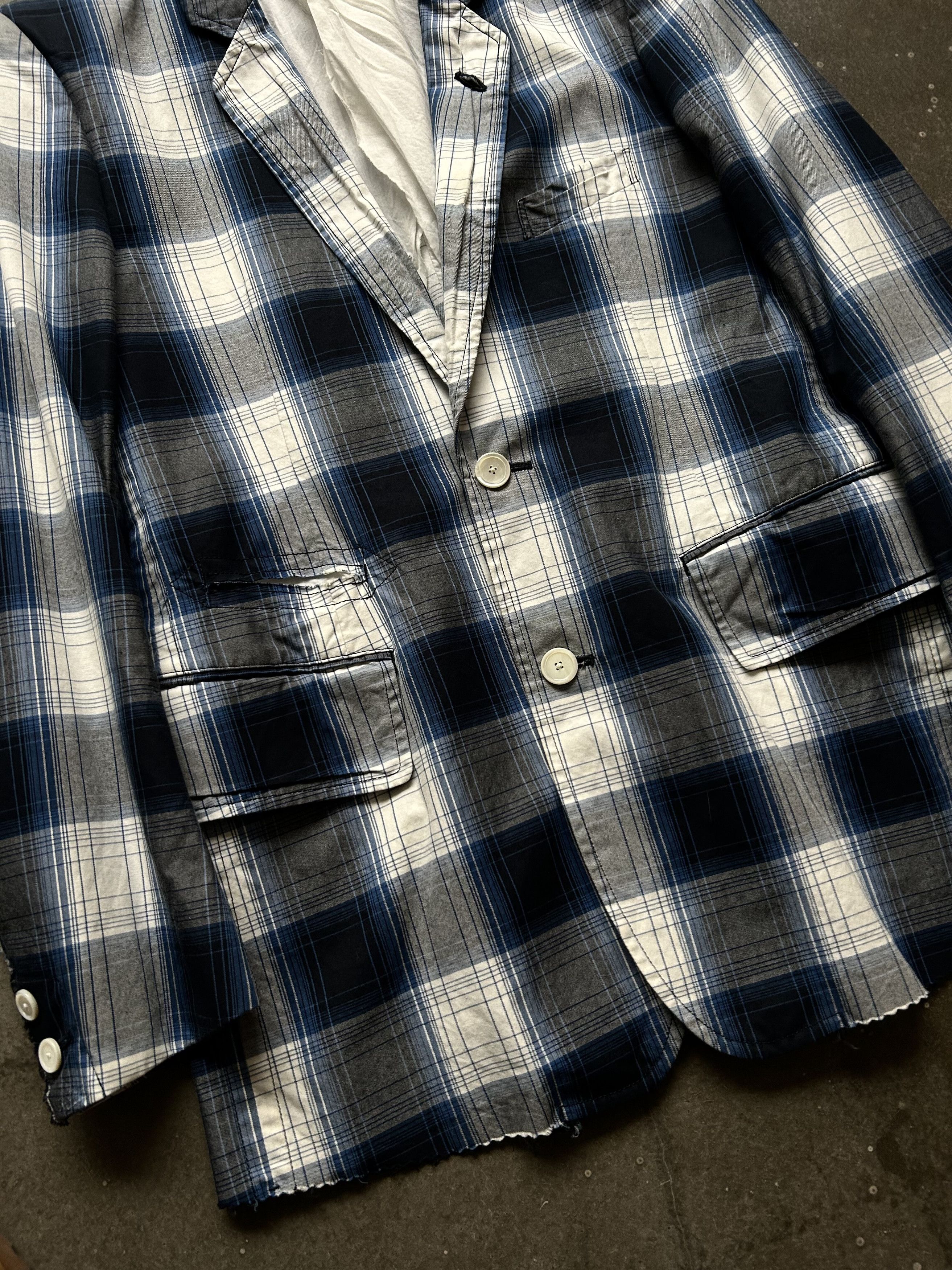 Takahiromiyashita The Soloist. TAKAHIROMIYASHITA Plaid Blazer Size US M / EU 48-50 / 2 - 5 Thumbnail