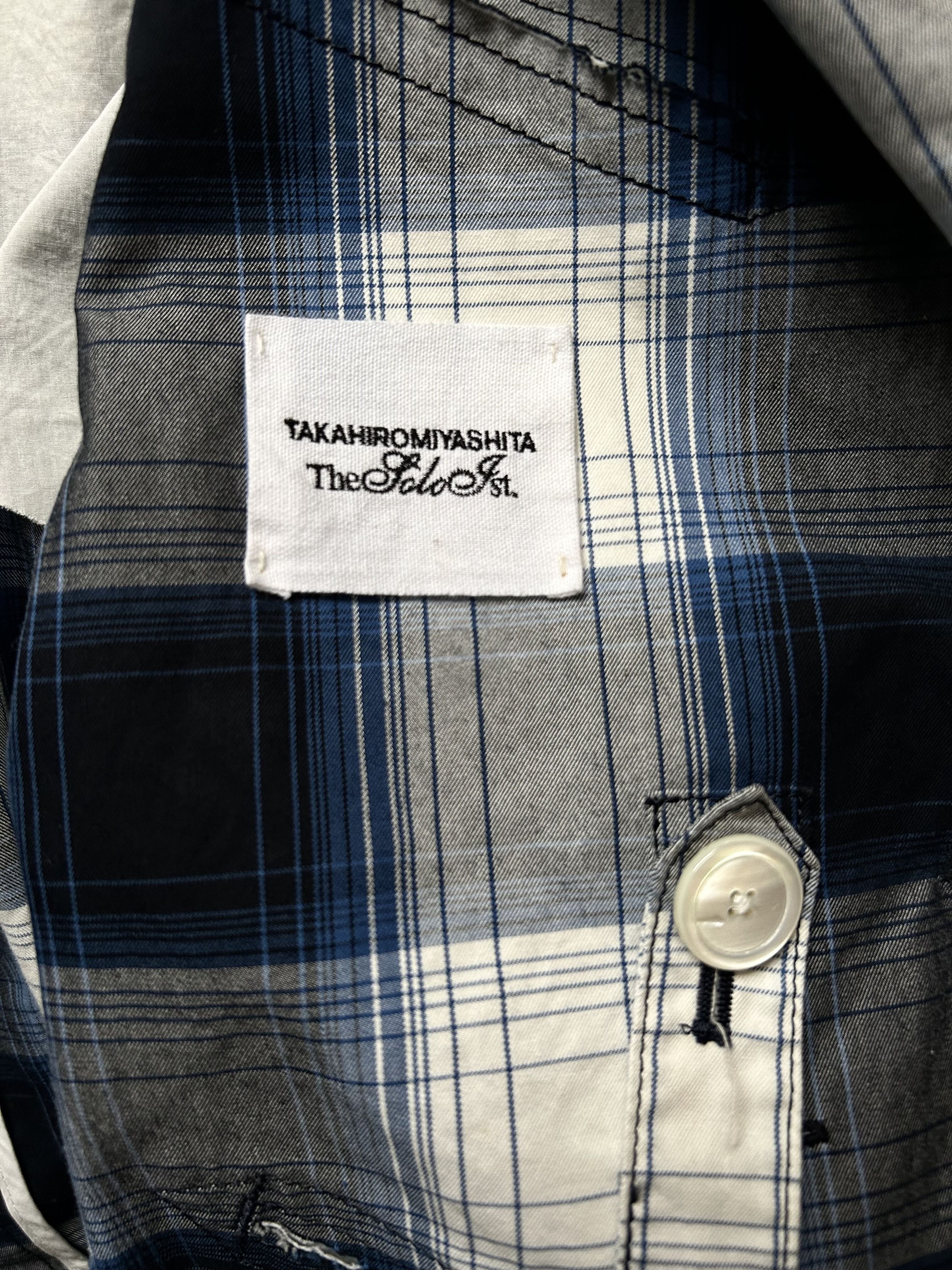 Takahiromiyashita The Soloist. TAKAHIROMIYASHITA Plaid Blazer Size US M / EU 48-50 / 2 - 9 Thumbnail