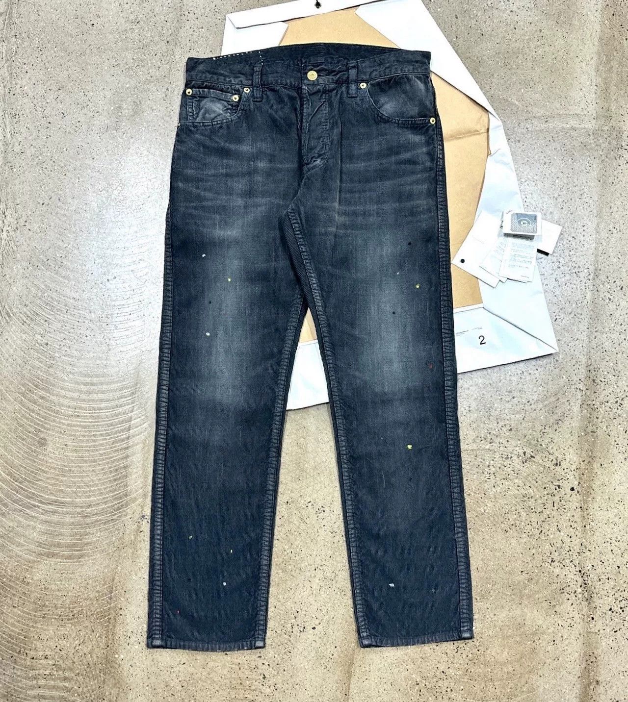 Visvim Visvim Slub Indigo Damaged Casual Pants Size US 26 / EU 42 - 2 Thumbnail
