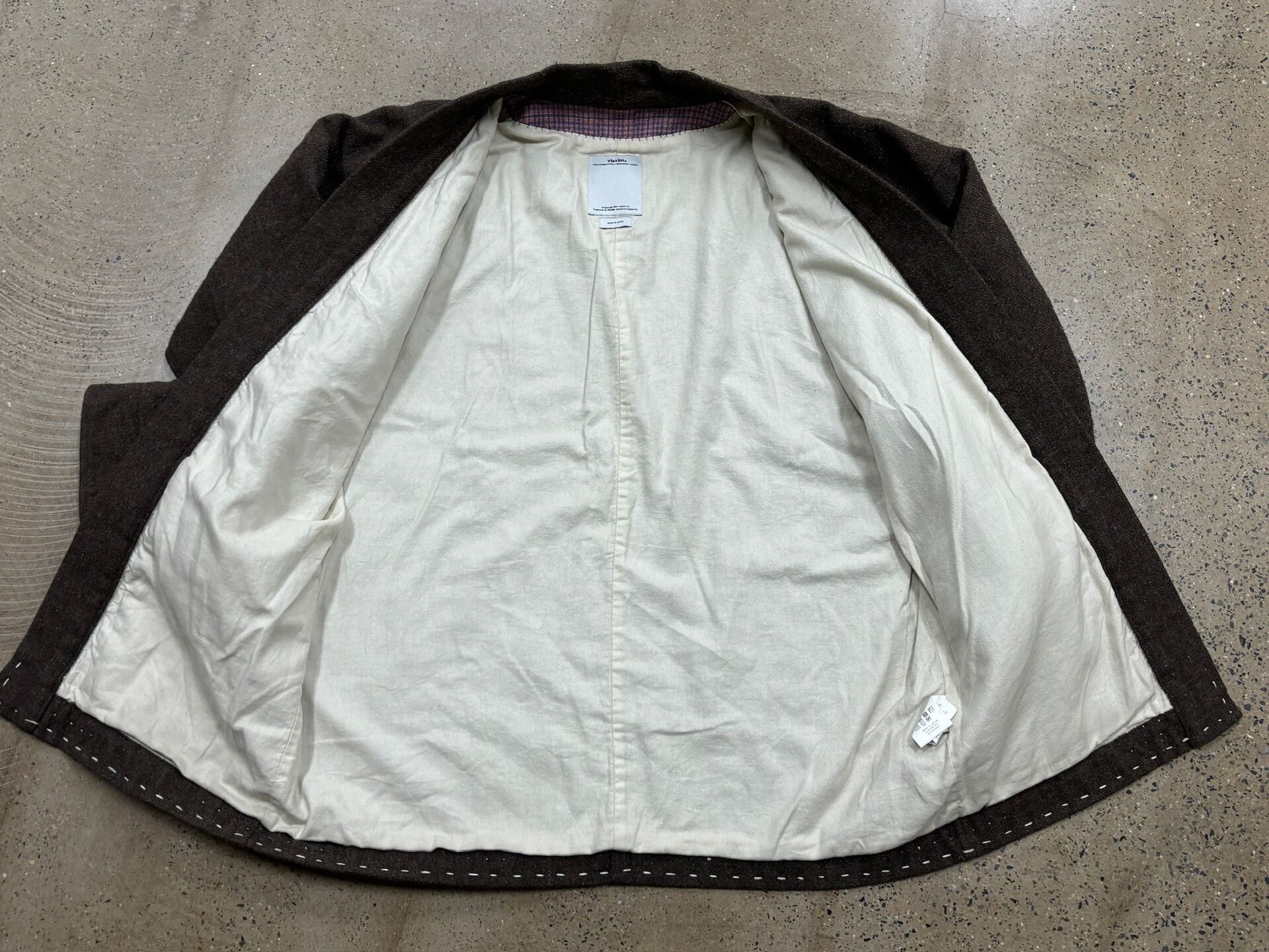 Visvim Visvim Sanjuro Jacket in Twill Wool Size US XL / EU 56 / 4 - 6 Thumbnail