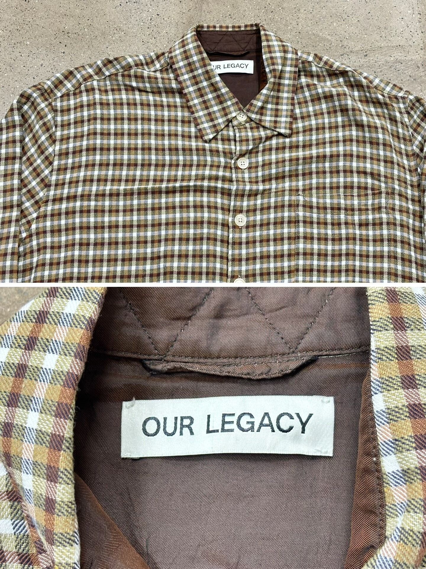 Our Legacy Our Legacy Checkered Shirt Above Shirt Size US M / EU 48-50 / 2 - 3 Thumbnail