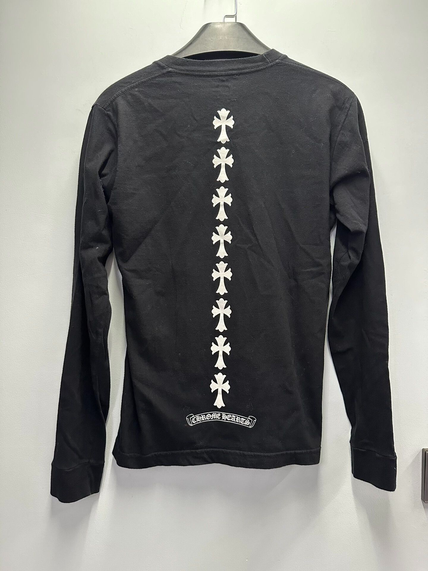 Chrome Hearts Chrome Hearts Black Long Sleeve Top Size L / US 10 / IT 46 - 4 Thumbnail