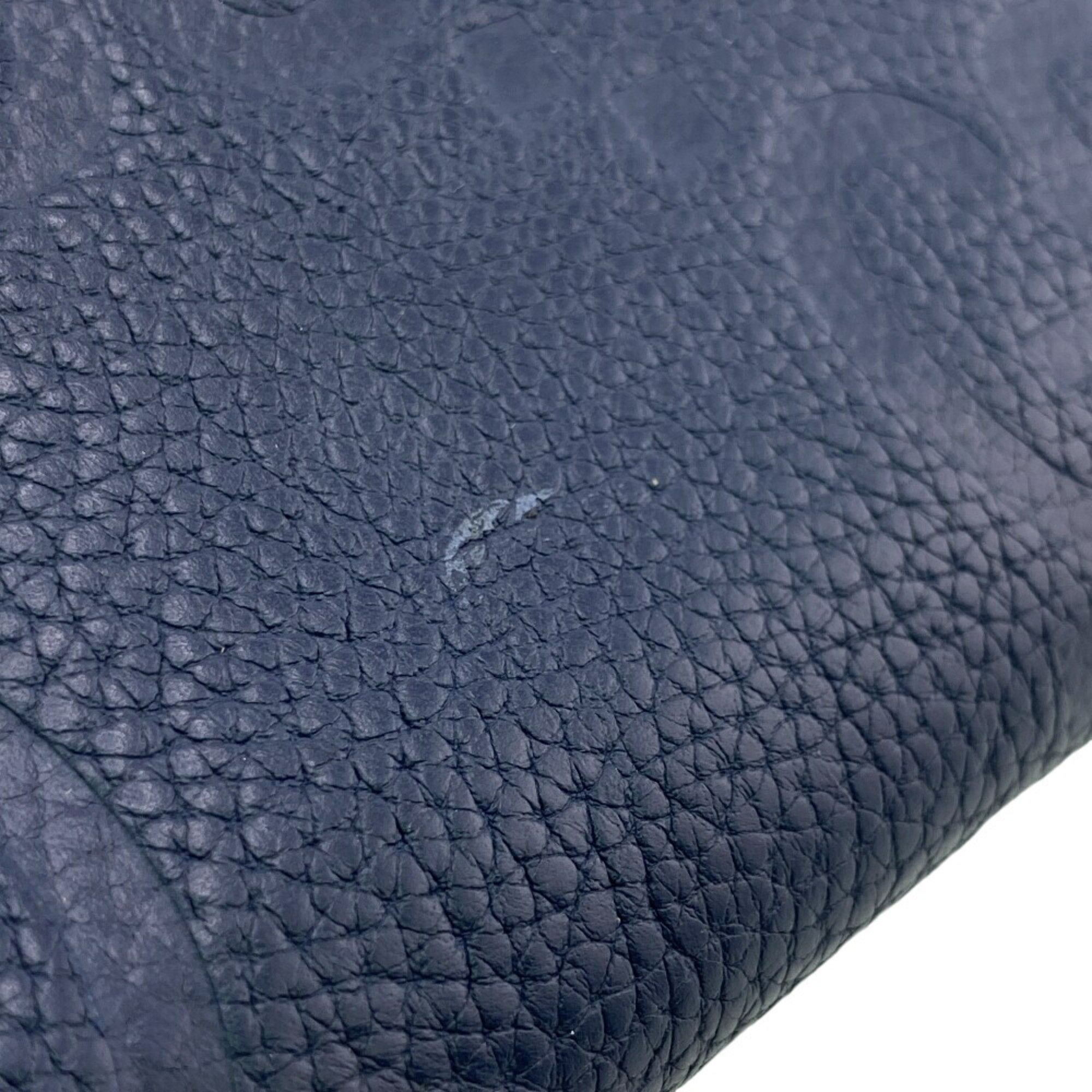 Gucci GUCCI 739484 Round Zip Wallet Jumbo GG Long Navy Unisex Size ONE SIZE - 5 Thumbnail