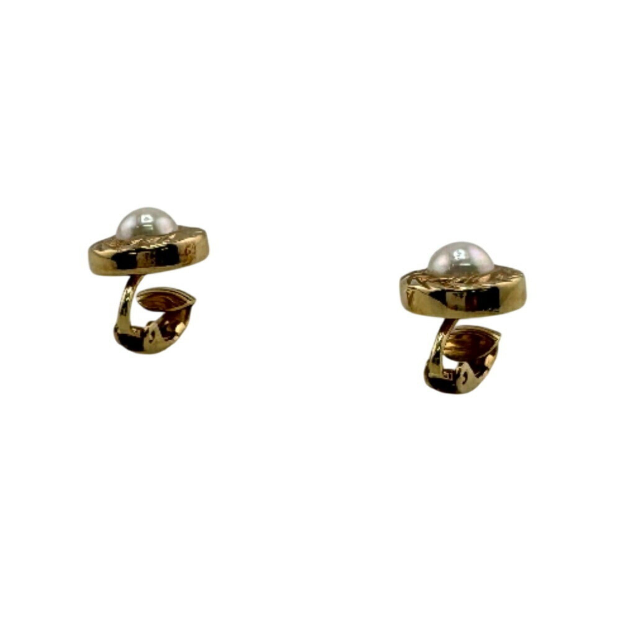 Dior Christian Dior round earrings gold for women Size ONE SIZE - 3 Thumbnail