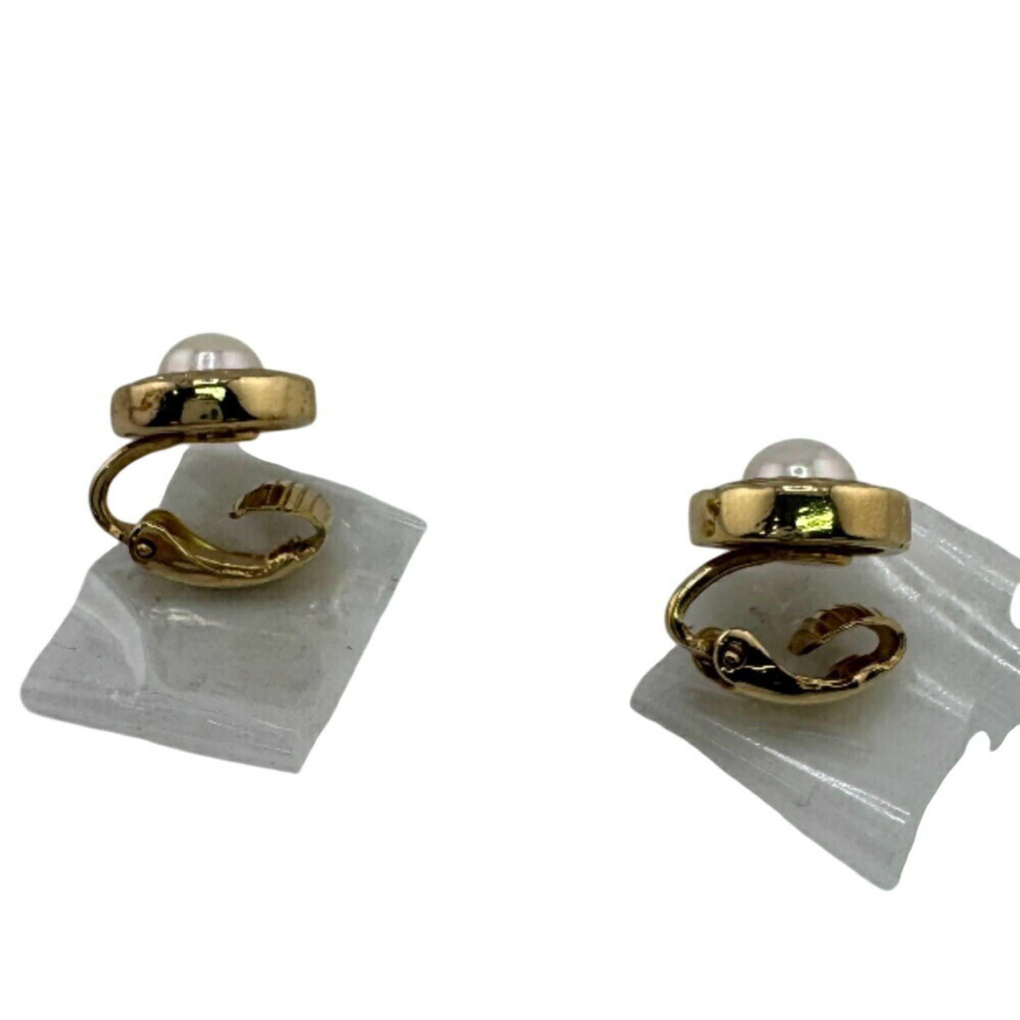 Dior Christian Dior round earrings gold for women Size ONE SIZE - 4 Thumbnail