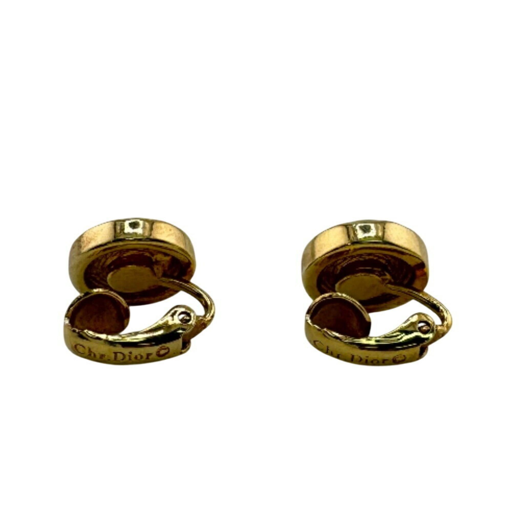 Dior Christian Dior round earrings gold for women Size ONE SIZE - 5 Thumbnail