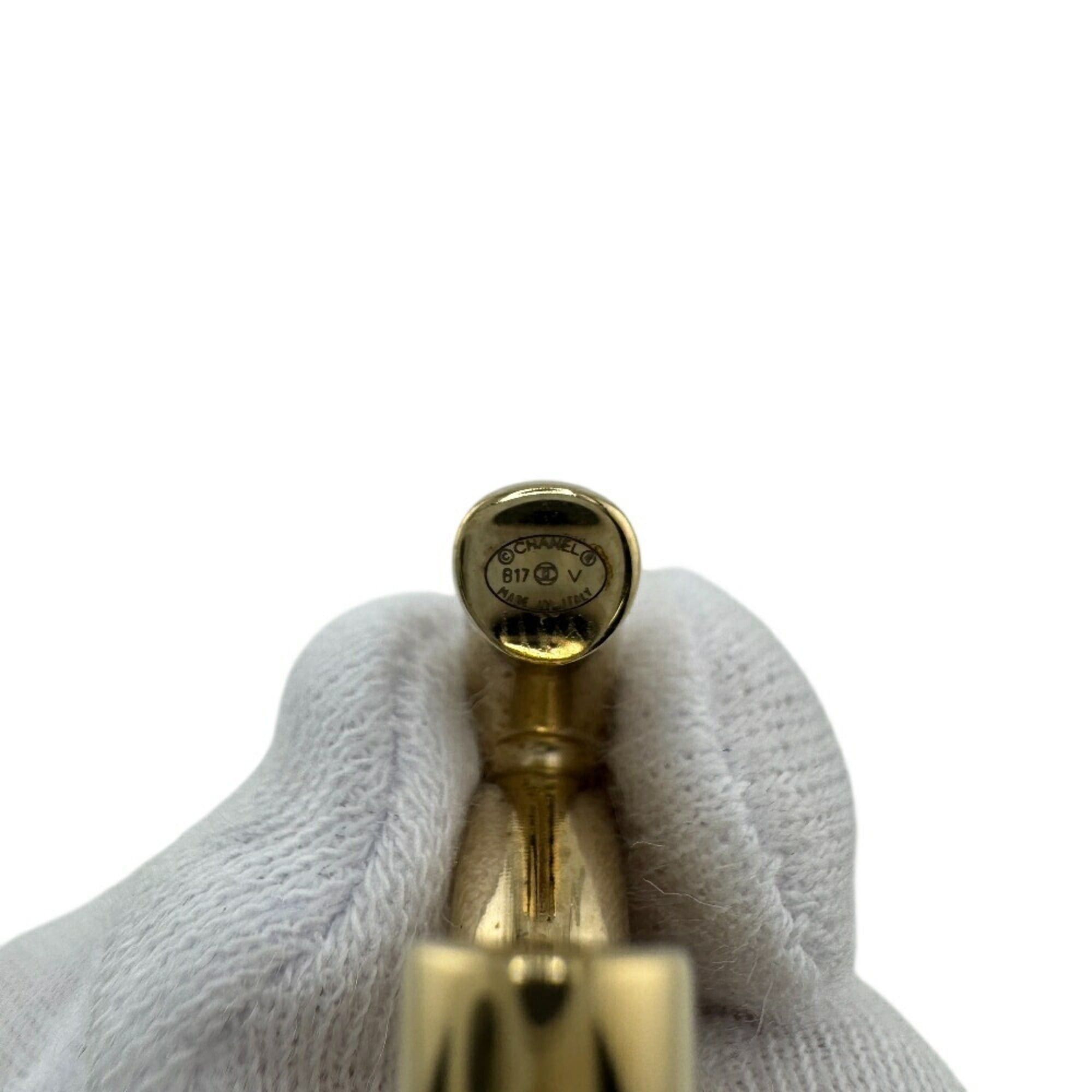 Chanel CHANEL Coco Mark Earrings Gold Women's Size ONE SIZE - 6 Thumbnail