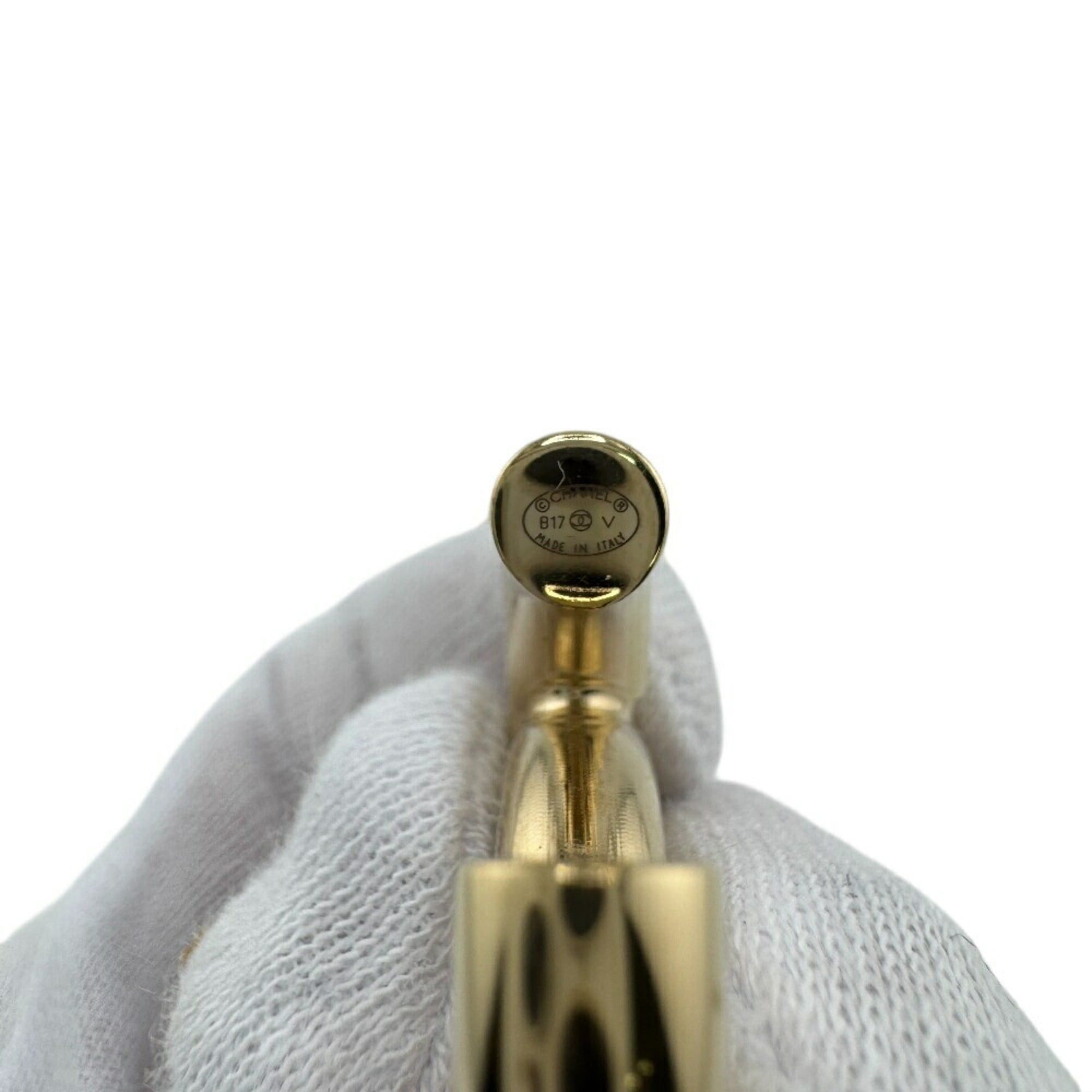 Chanel CHANEL Coco Mark Earrings Gold Women's Size ONE SIZE - 5 Thumbnail