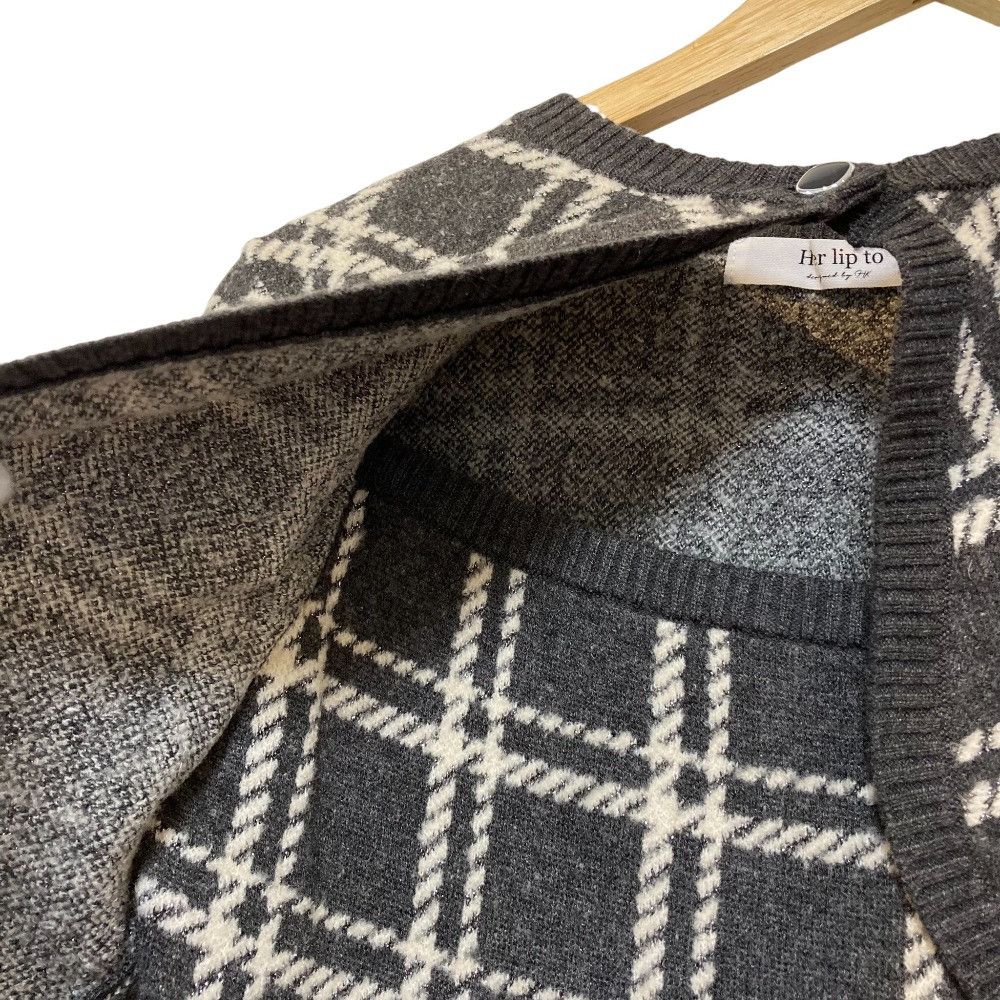 Other Other Herlipto Pantheon Checked Knit Dress Knit Dress Textile Dresses DUTY FREE for USA Size ONE SIZE - 6 Thumbnail