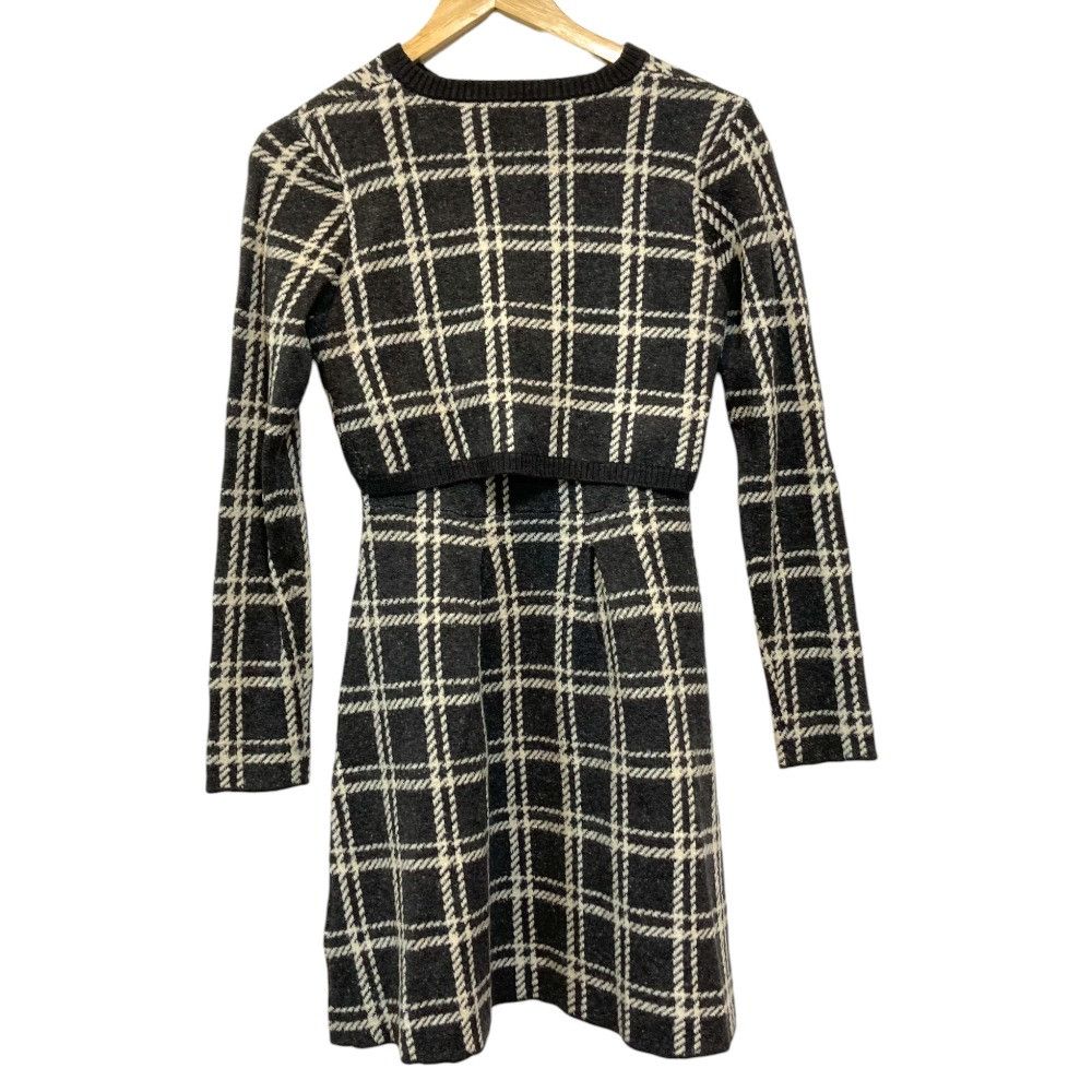 Other Other Herlipto Pantheon Checked Knit Dress Knit Dress Textile Dresses DUTY FREE for USA Size ONE SIZE - 2 Thumbnail