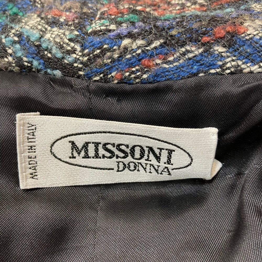 Missoni Missoni Missoni Donna Tweed High Neck Coat Textile Outerwear DUTY FREE for USA Size ONE SIZE - 9 Thumbnail