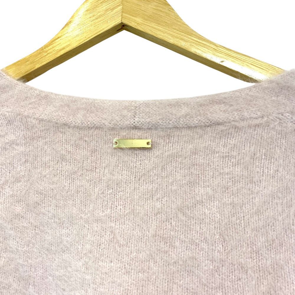 Other Other Loungedress FUR Cashmere V Knit Textile Tops LDZ1052205A0002 DUTY FREE for USA Size ONE SIZE - 5 Thumbnail