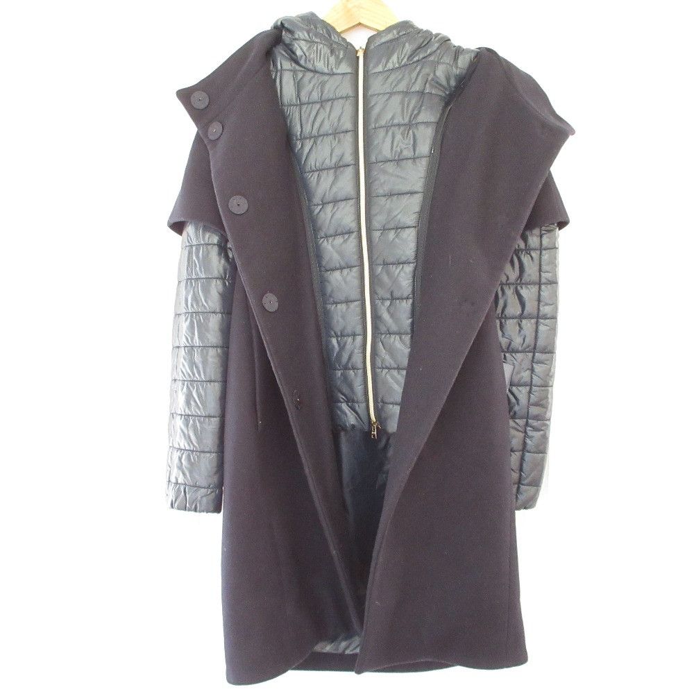 Other Other Herno Wool Layered Down Coat Fur Outerwear 23162-21843-6 DUTY FREE for USA Size ONE SIZE - 5 Thumbnail