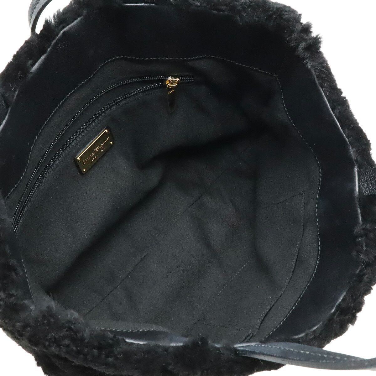 Salvatore Ferragamo Salvatore Ferragamo Salvatore Ferragamo Gancini Fur 2way Bag Fur Tote Bag FJ-21 D415 DUTY FREE for USA Size ONE SIZE - 5 Thumbnail