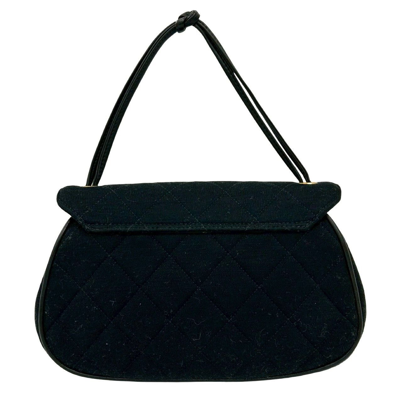 Chanel Chanel Chanel Cotton Leather Handbag Leather Handbag DUTY FREE for USA Size ONE SIZE - 4 Thumbnail
