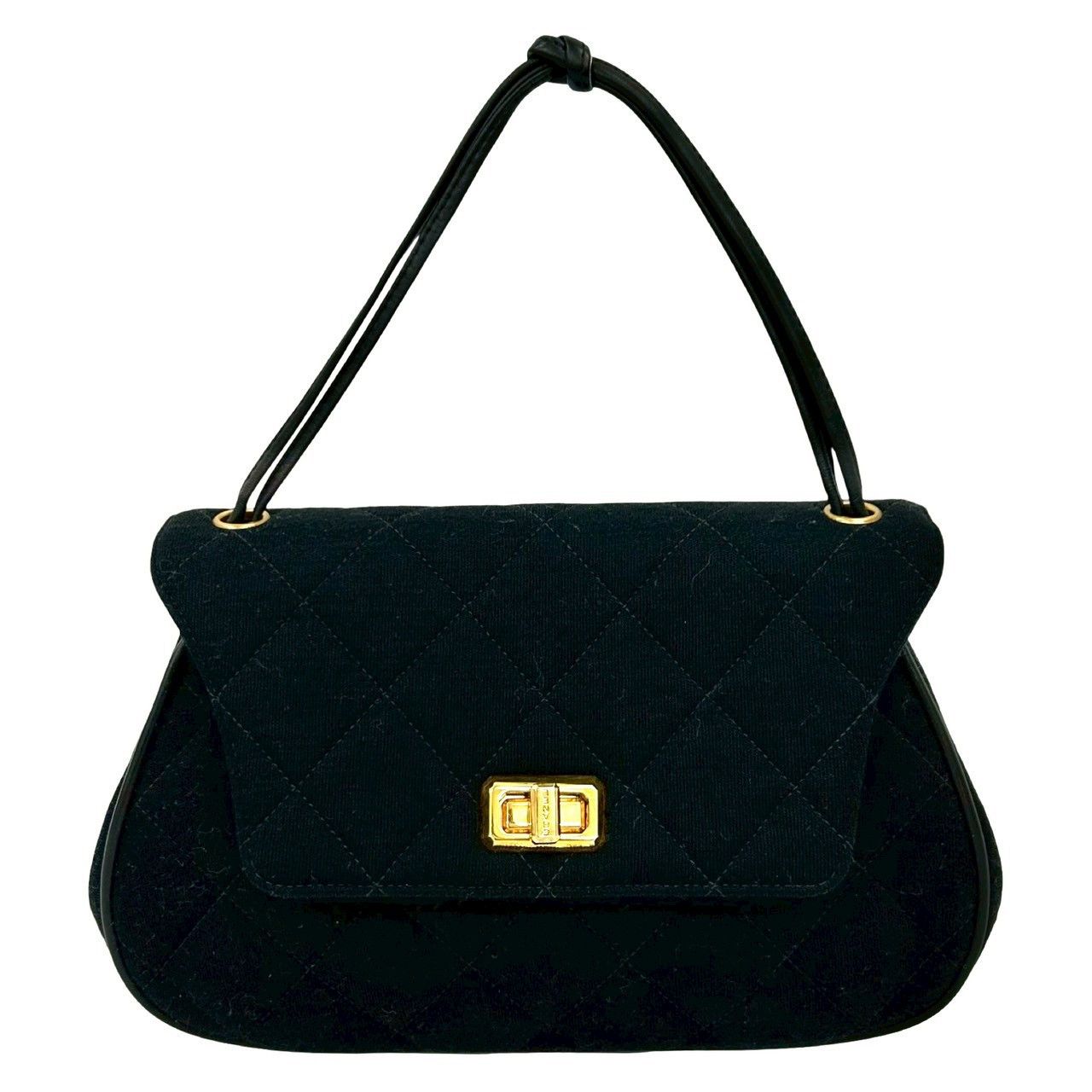 Chanel Chanel Chanel Cotton Leather Handbag Leather Handbag DUTY FREE for USA Size ONE SIZE - 2 Thumbnail