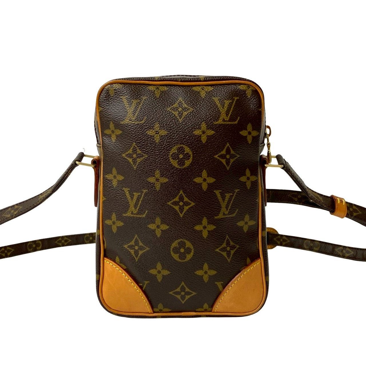 Louis Vuitton Louis Vuitton Louis Vuitton Danube Monogram Leather Shoulder Bag Textile Shoulder Bag DUTY FREE for USA Size ONE SIZE - 4 Thumbnail
