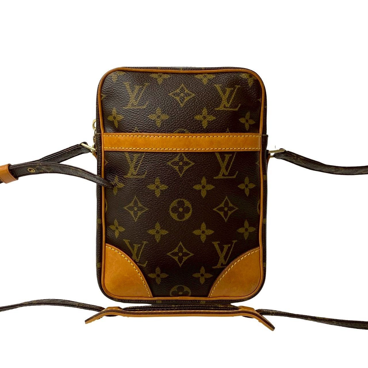 Louis Vuitton Louis Vuitton Louis Vuitton Danube Monogram Leather Shoulder Bag Textile Shoulder Bag DUTY FREE for USA Size ONE SIZE - 2 Thumbnail