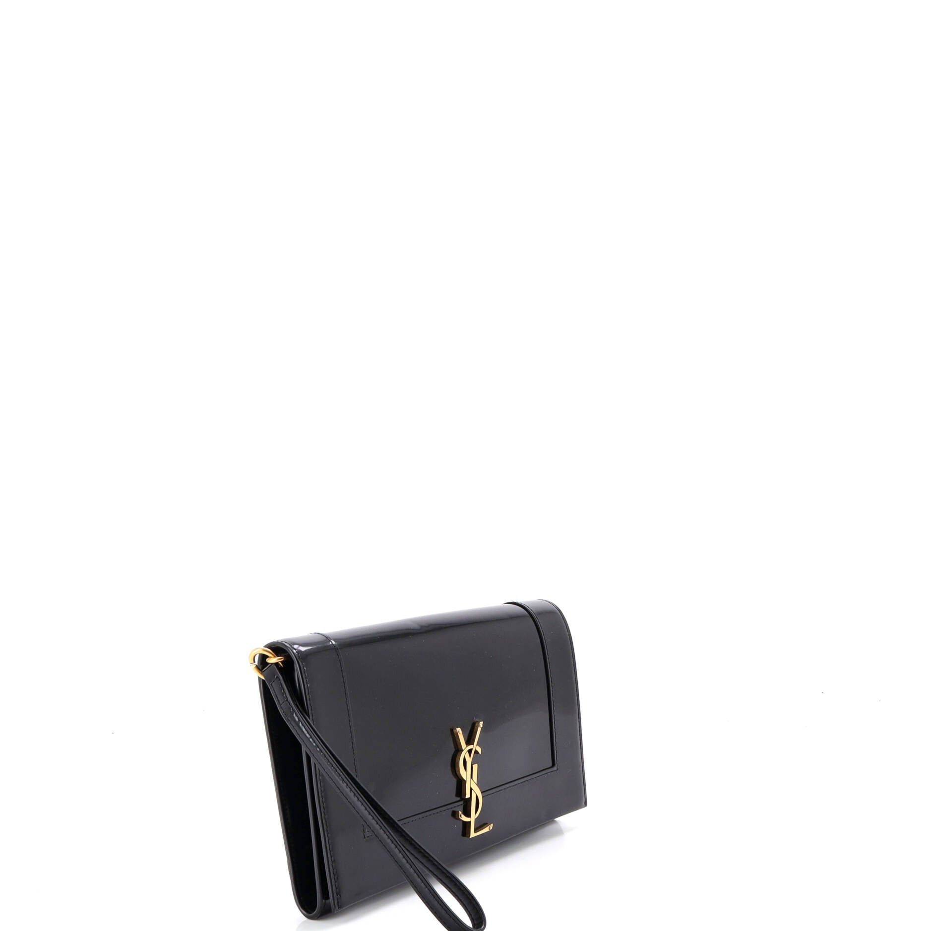 Saint Laurent Paris Cassandre Flap Wristlet Pouch Size ONE SIZE - 2 Thumbnail