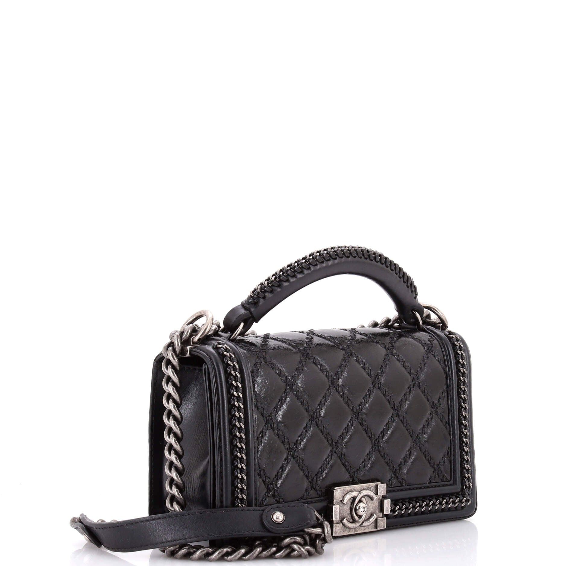 Chanel Chain Handle Boy Flap Bag Size ONE SIZE - 2 Thumbnail