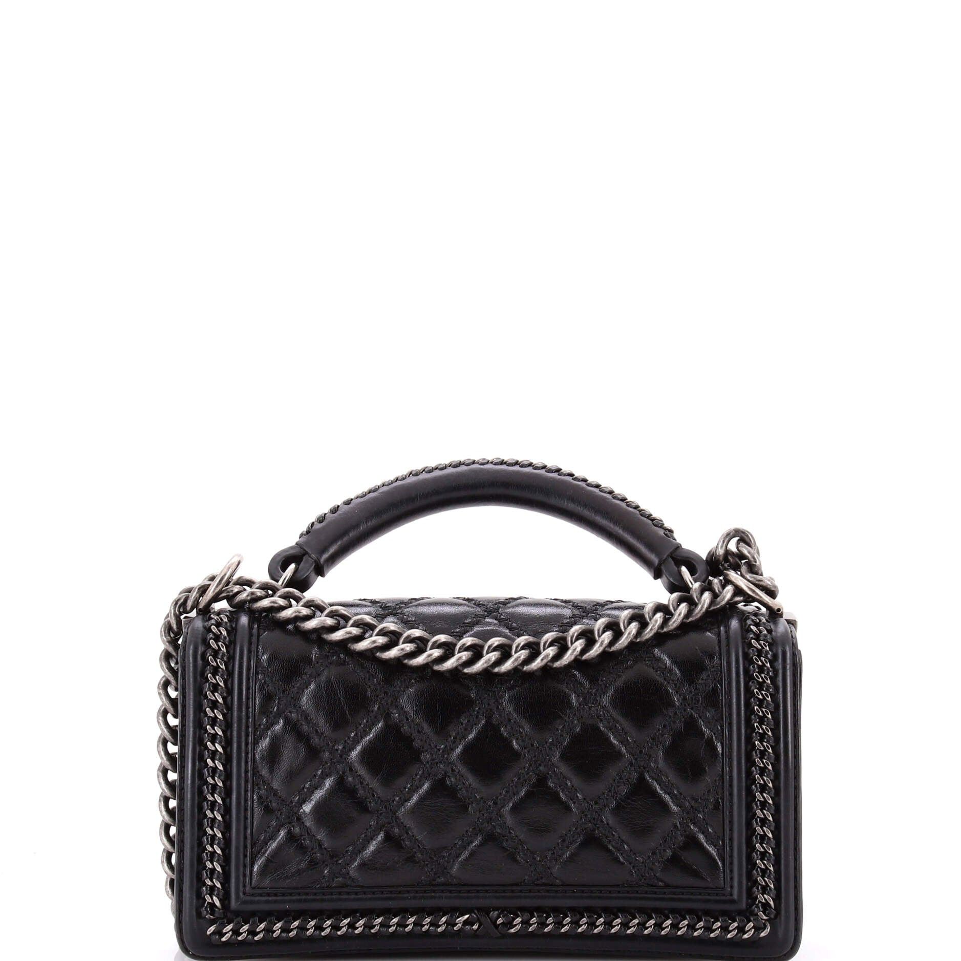 Chanel Chain Handle Boy Flap Bag Size ONE SIZE - 3 Thumbnail