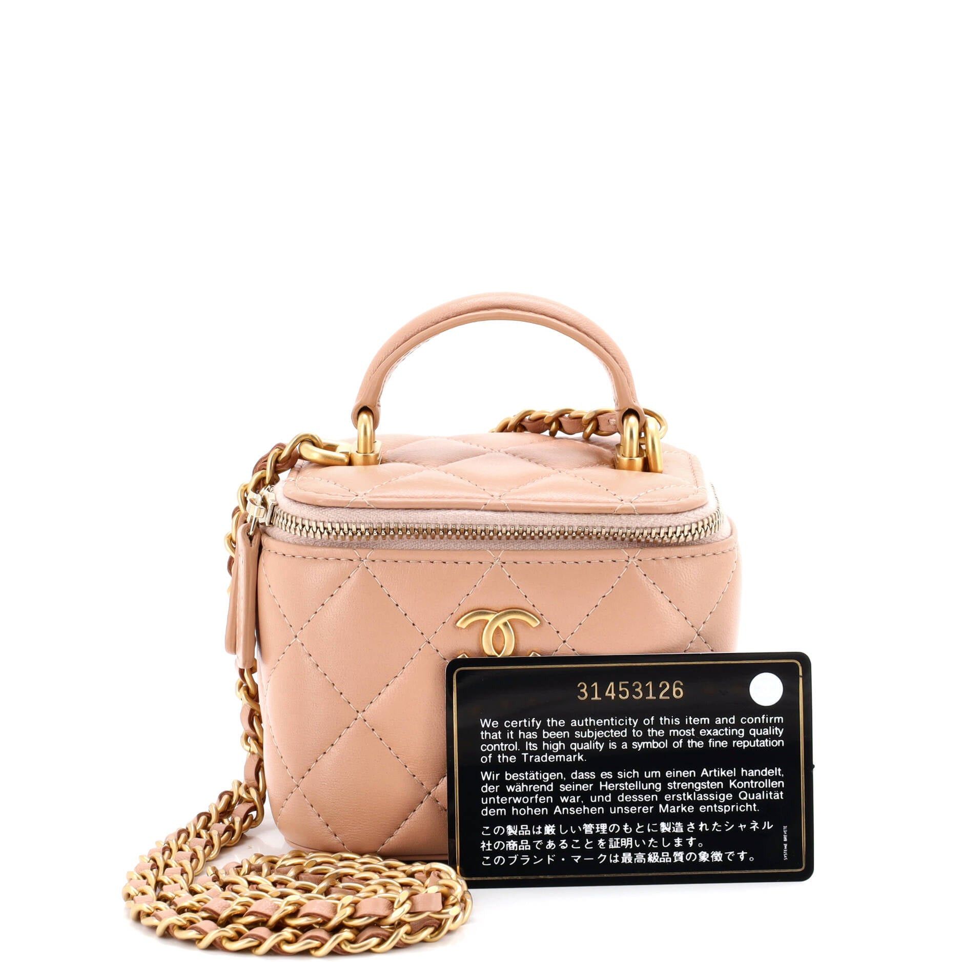 Chanel Classic Top Handle Vanity Case with Chain Size ONE SIZE - 2 Thumbnail