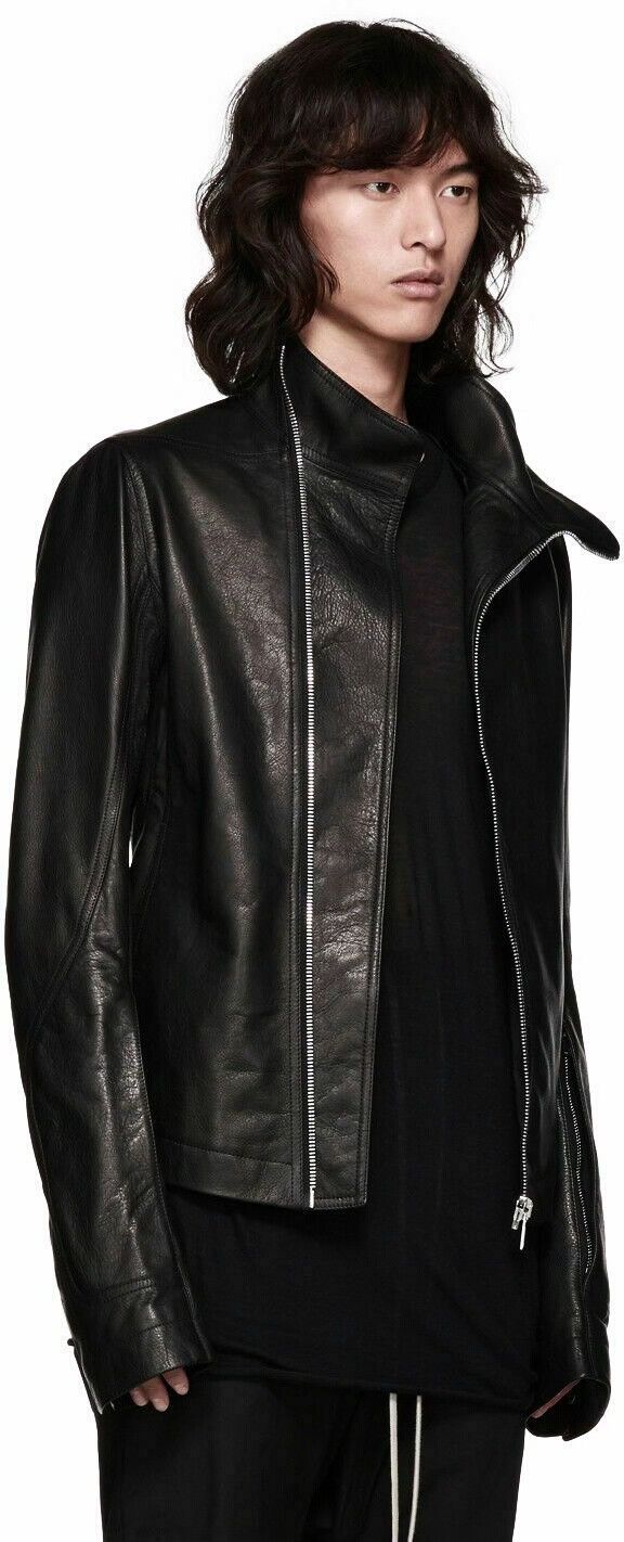 Rick Owens Rick Owens Bauhaus Mollino Leather Jacket Size US M / EU 48-50 / 2 - 8 Thumbnail