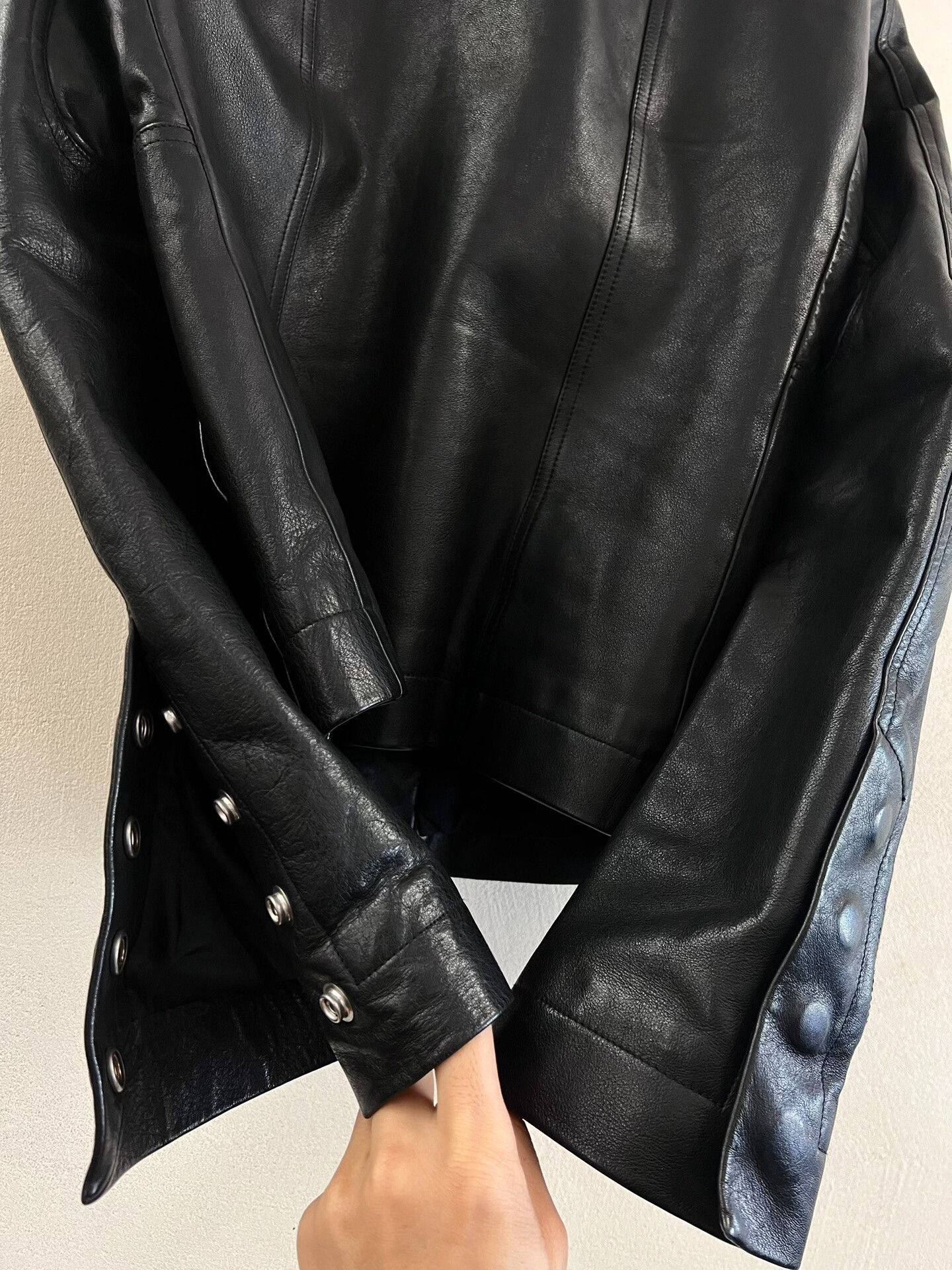 Rick Owens Rick Owens Bauhaus Mollino Leather Jacket Size US M / EU 48-50 / 2 - 4 Thumbnail