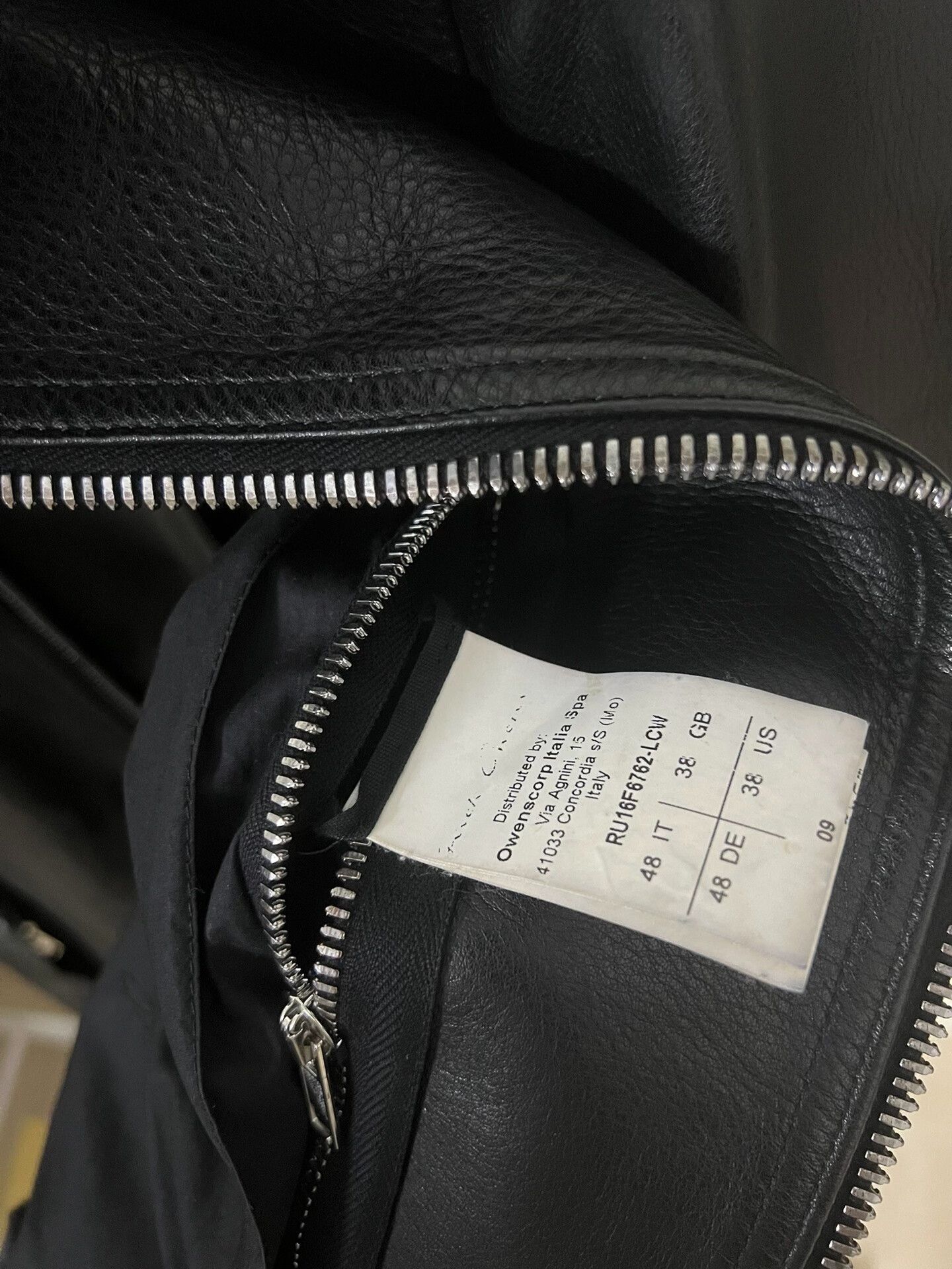 Rick Owens Rick Owens Bauhaus Mollino Leather Jacket Size US M / EU 48-50 / 2 - 7 Thumbnail