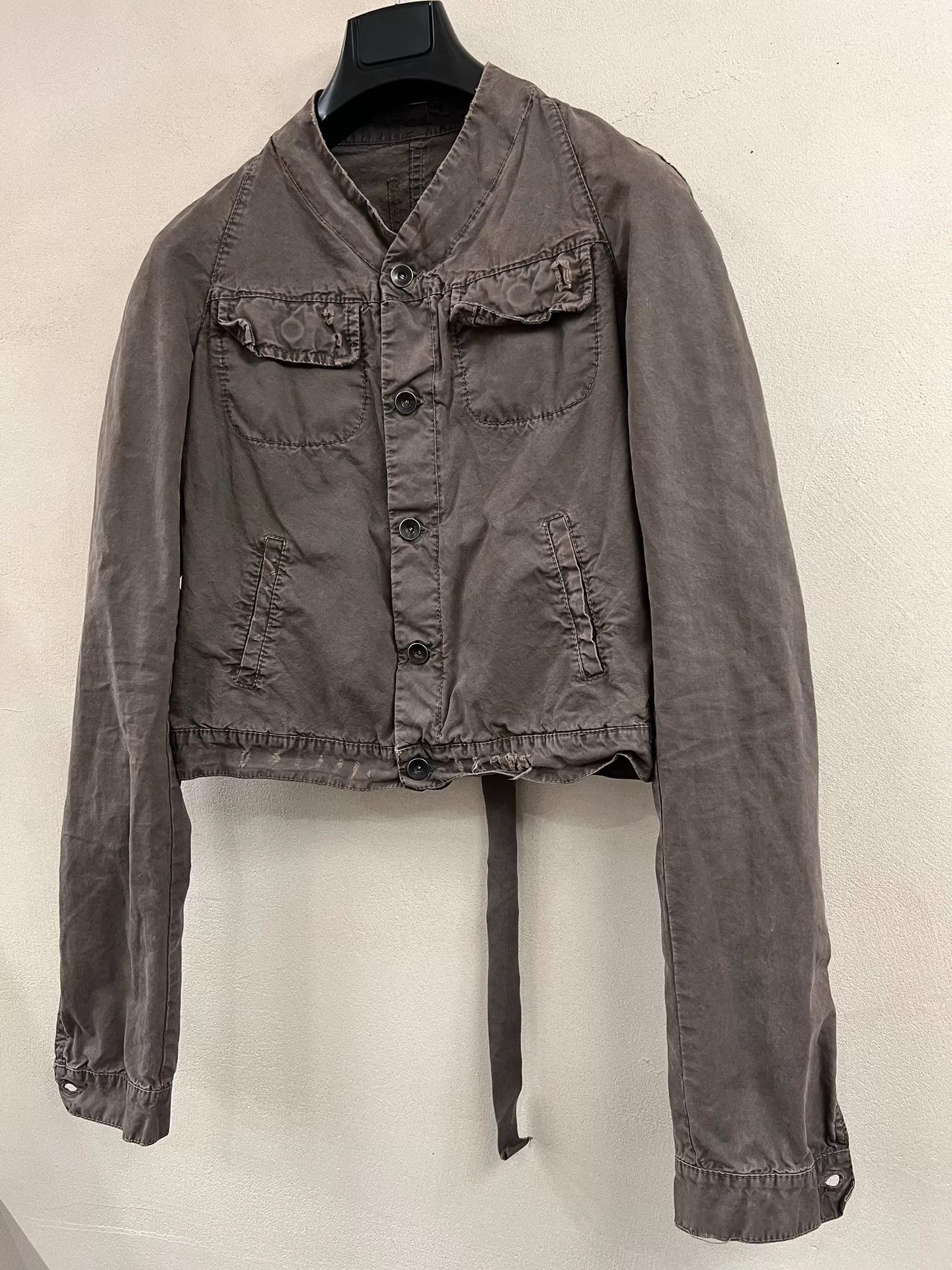 Rick Owens Drkshdw Rick Owens Gray Jacket OLMAR and MIRTA Size US S / EU 44-46 / 1 - 9 Thumbnail