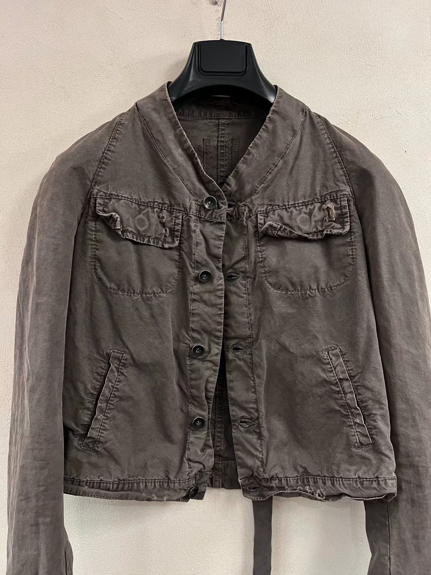 Rick Owens Drkshdw Rick Owens Gray Jacket OLMAR and MIRTA Size US S / EU 44-46 / 1 - 2 Thumbnail