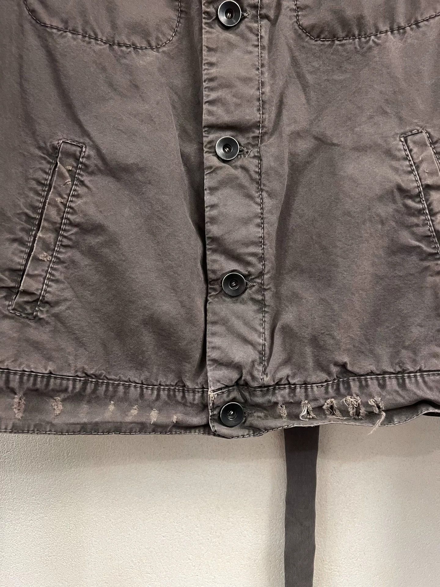 Rick Owens Drkshdw Rick Owens Gray Jacket OLMAR and MIRTA Size US S / EU 44-46 / 1 - 4 Thumbnail
