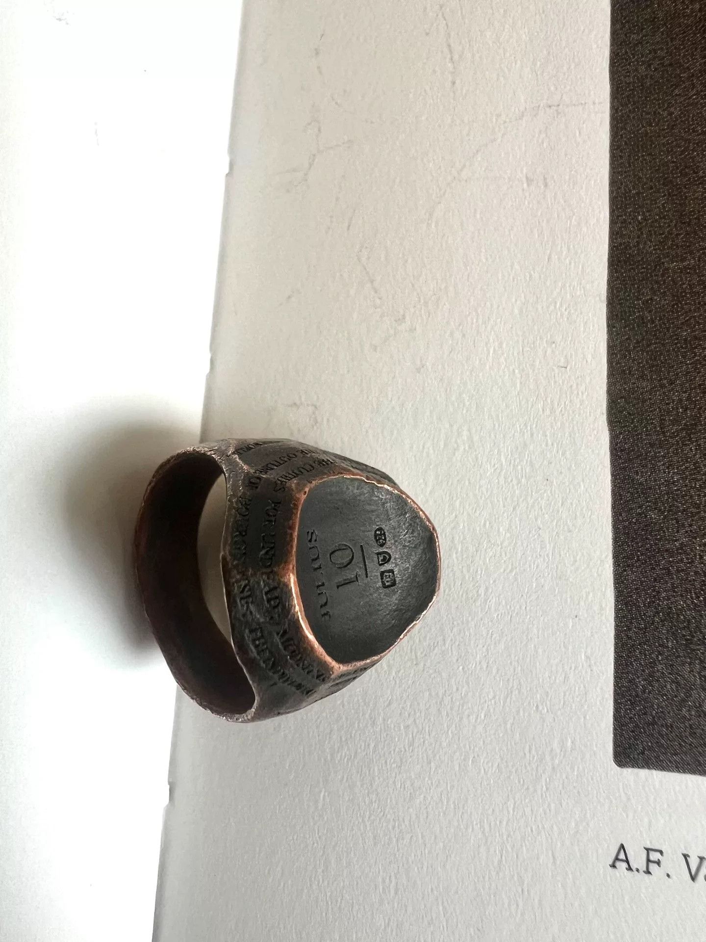 Julius Julius 7 Industrial Silver Ring Limited Edition Size ONE SIZE - 2 Thumbnail