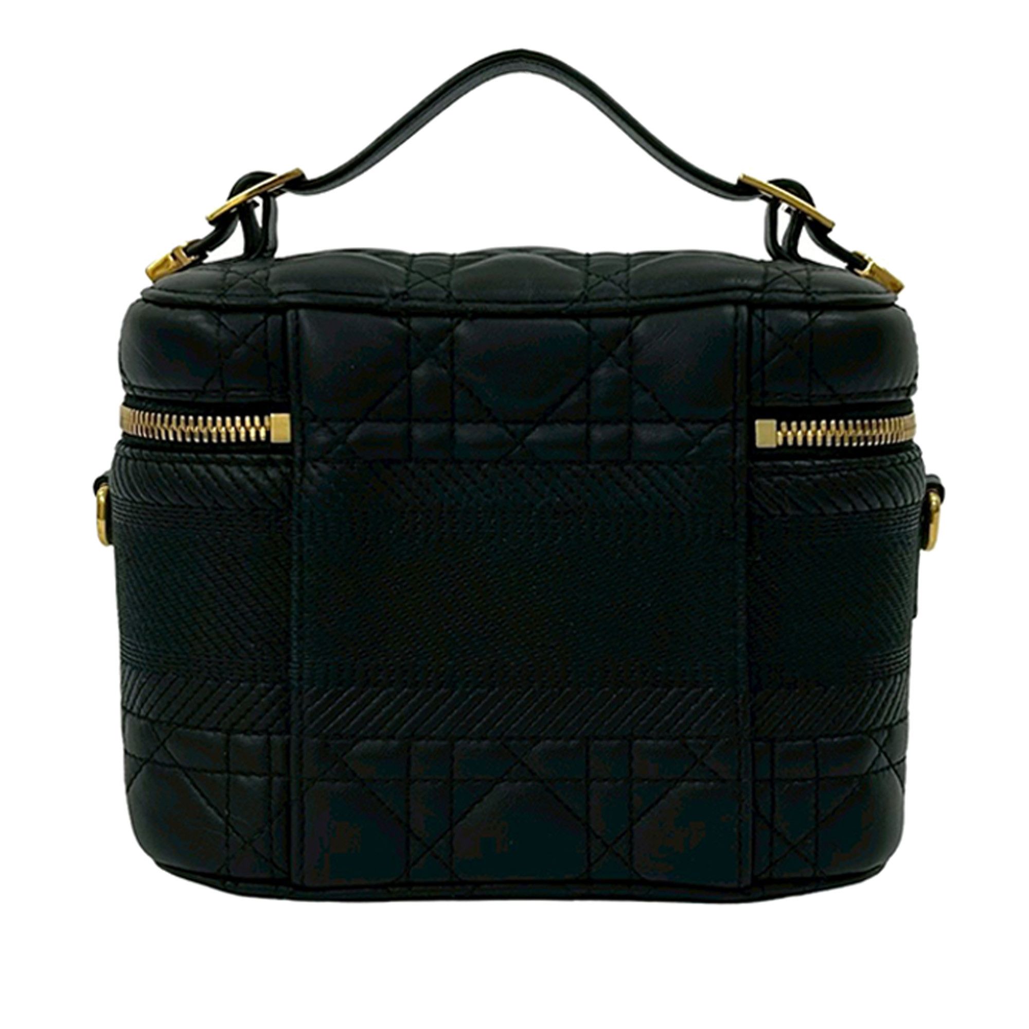 Dior Dior Small Lambskin Cannage DiorTravel Vanity Case Size ONE SIZE - 2 Thumbnail
