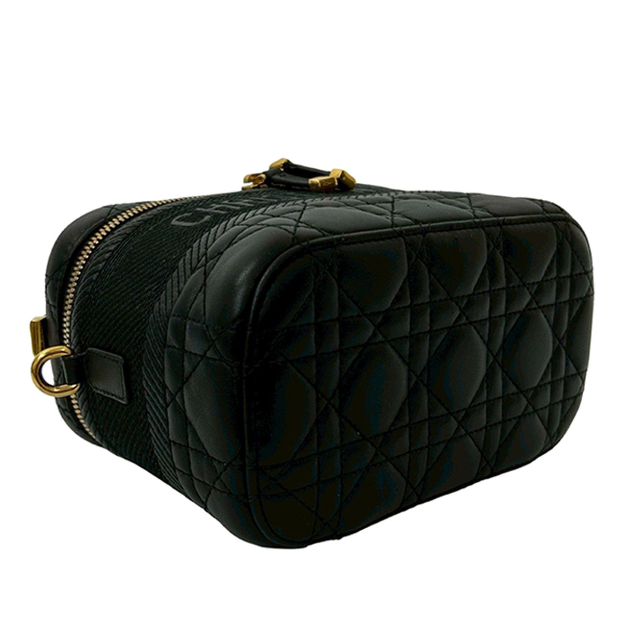 Dior Dior Small Lambskin Cannage DiorTravel Vanity Case Size ONE SIZE - 7 Thumbnail