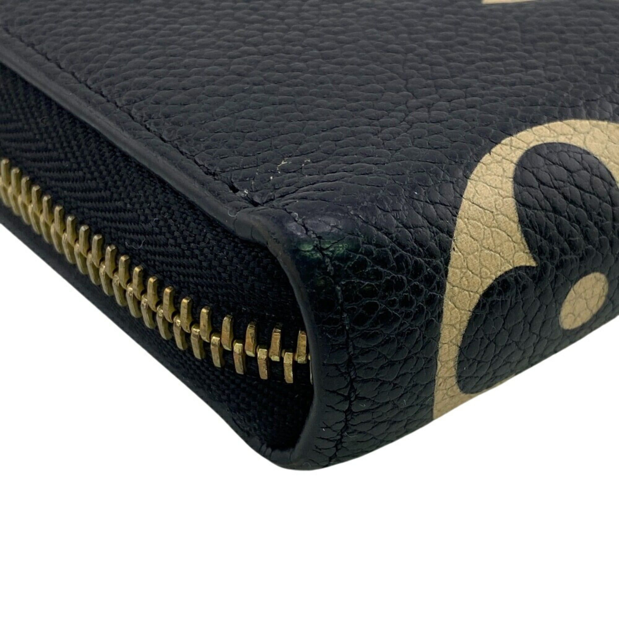 Louis Vuitton LOUIS VUITTON M80481 Zippy Wallet Monogram Empreinte Long Black Women's Size ONE SIZE - 3 Thumbnail