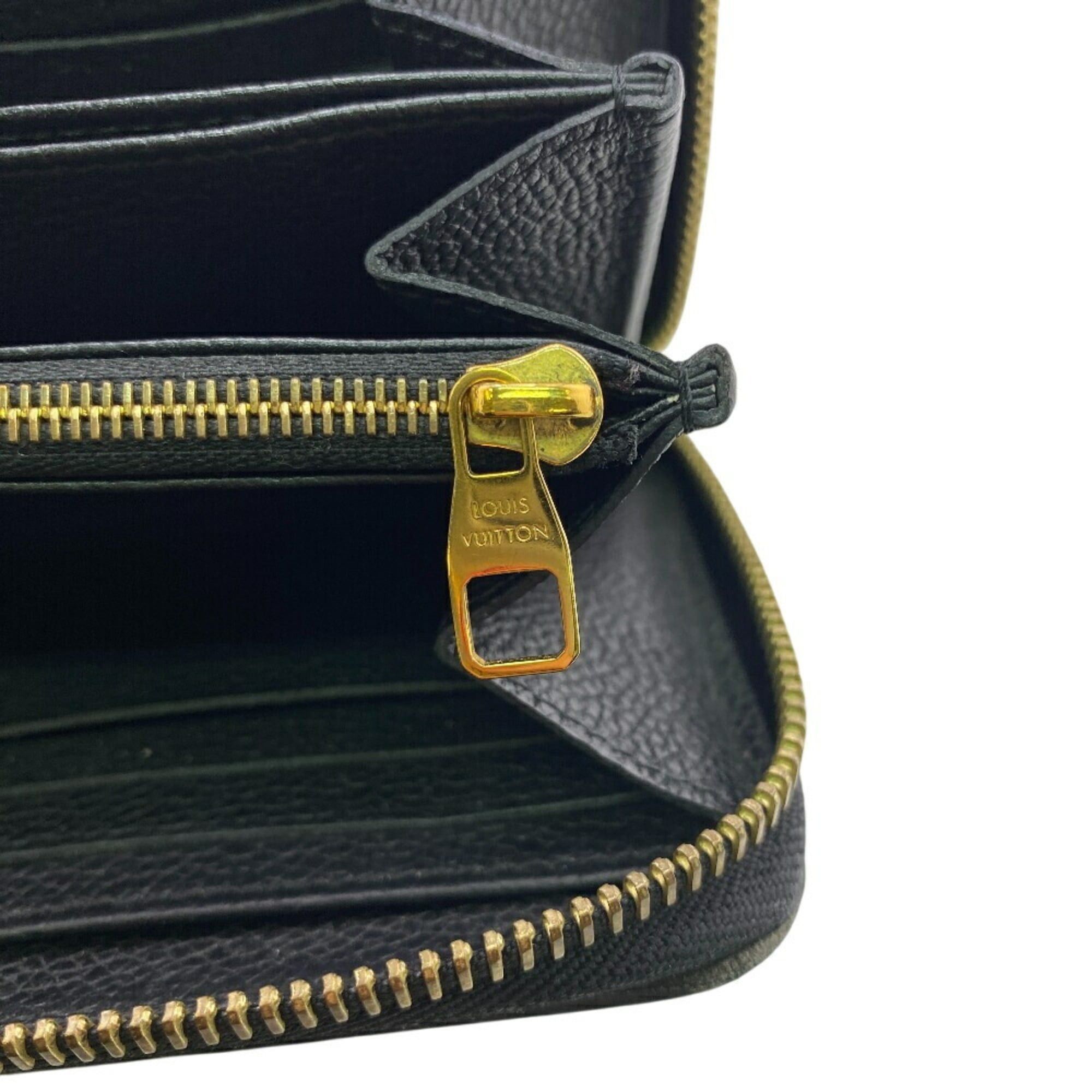 Louis Vuitton LOUIS VUITTON M80481 Zippy Wallet Monogram Empreinte Long Black Women's Size ONE SIZE - 9 Thumbnail