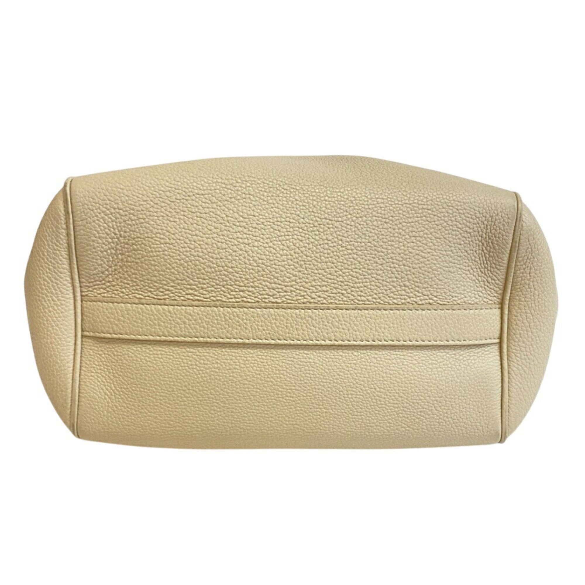 Celine CELINE Small Fold Cabas Tote Hand Shoulder Bag Beige Women's Size ONE SIZE - 3 Thumbnail