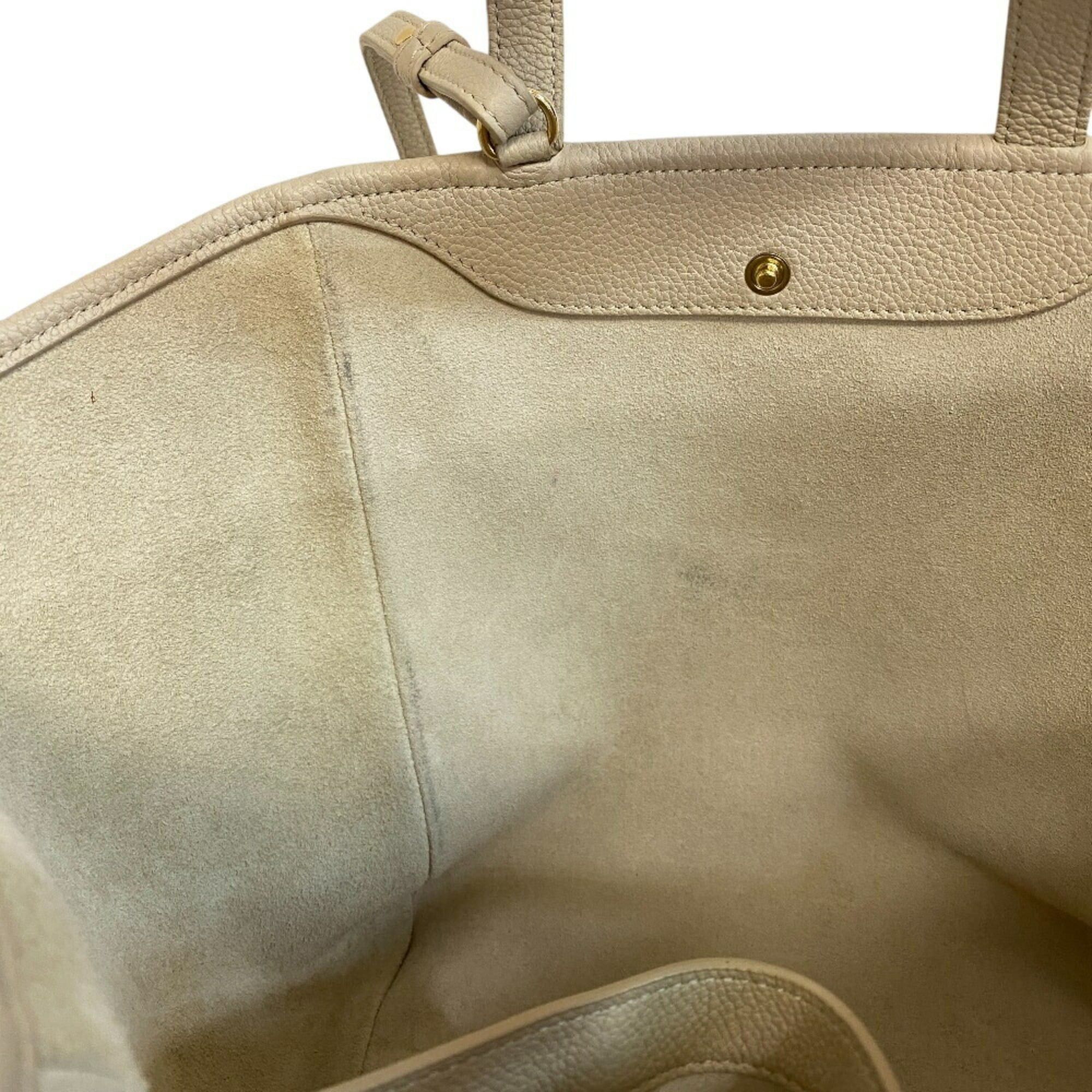 Celine CELINE Small Fold Cabas Tote Hand Shoulder Bag Beige Women's Size ONE SIZE - 10 Thumbnail