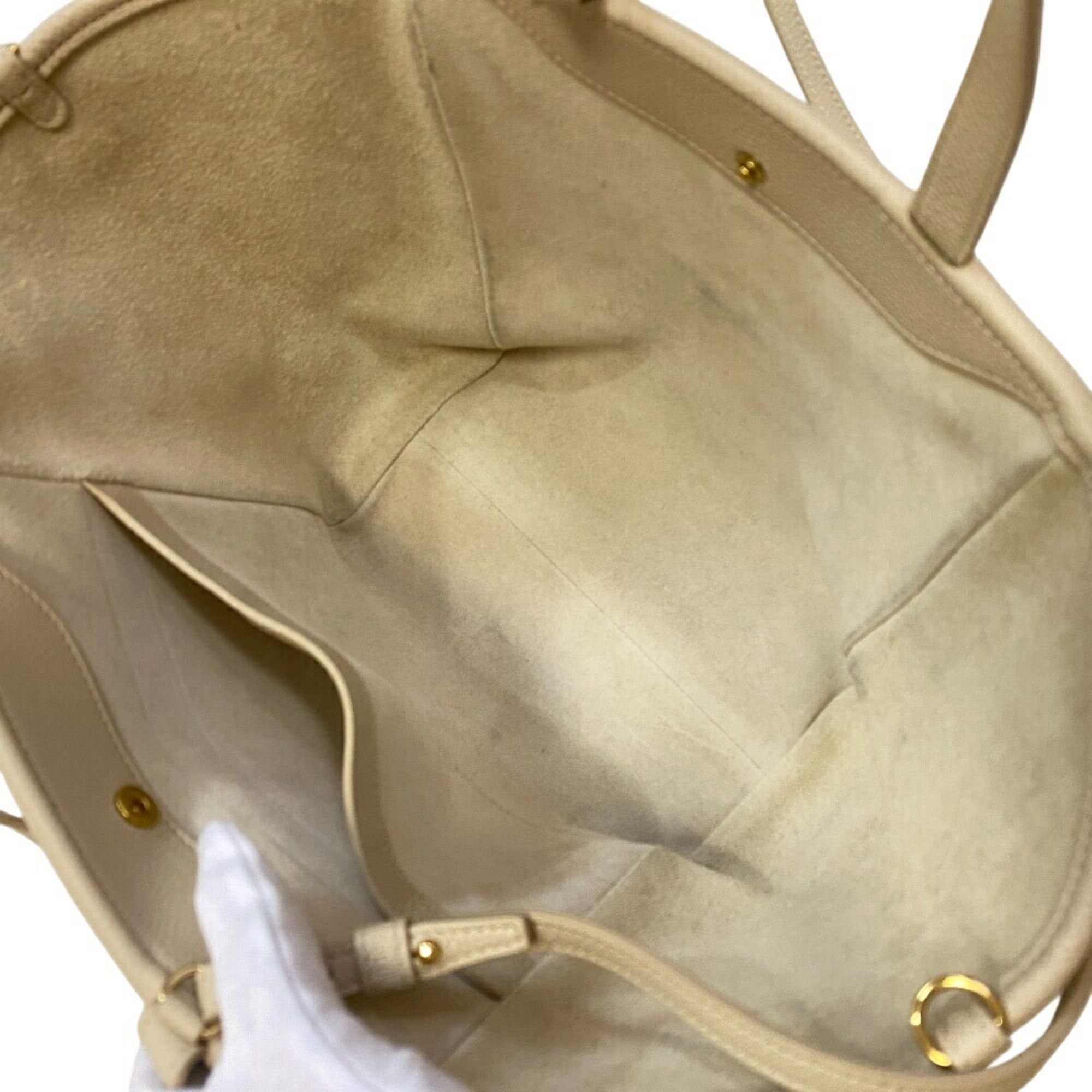 Celine CELINE Small Fold Cabas Tote Hand Shoulder Bag Beige Women's Size ONE SIZE - 7 Thumbnail