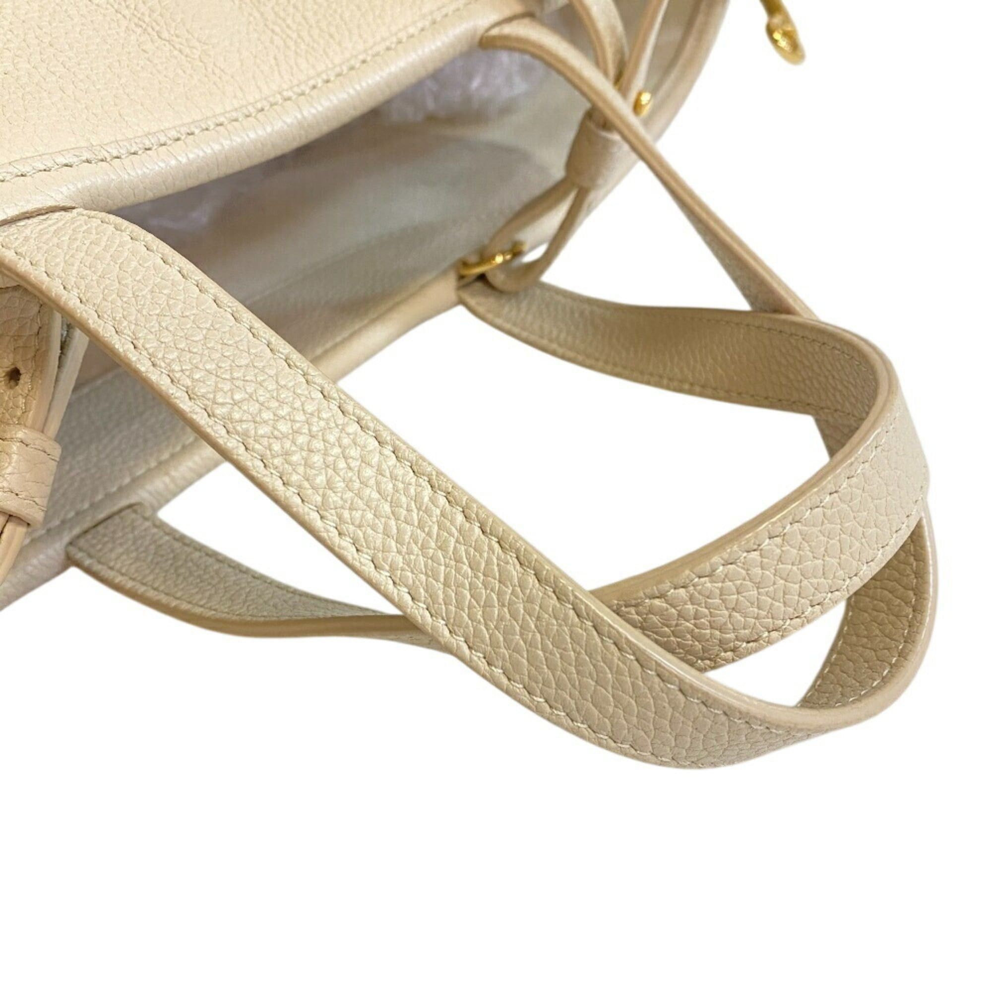 Celine CELINE Small Fold Cabas Tote Hand Shoulder Bag Beige Women's Size ONE SIZE - 6 Thumbnail