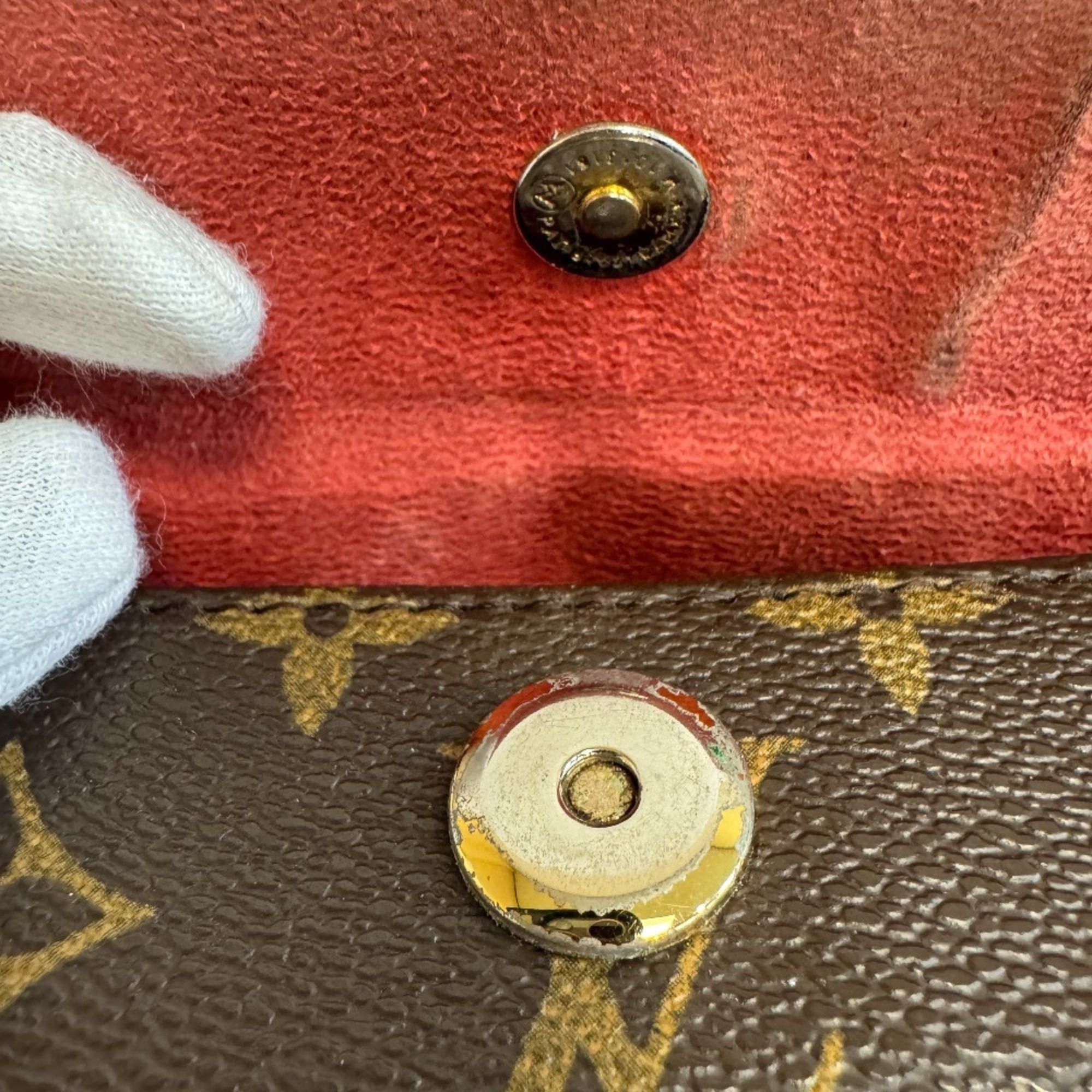 Louis Vuitton LOUIS VUITTON M51900 Recital Pouch, Omotesando 2002 Commemorative Limited Edition Monogram Mini Handbag, Brown, Women's Size ONE SIZE - 11 Thumbnail