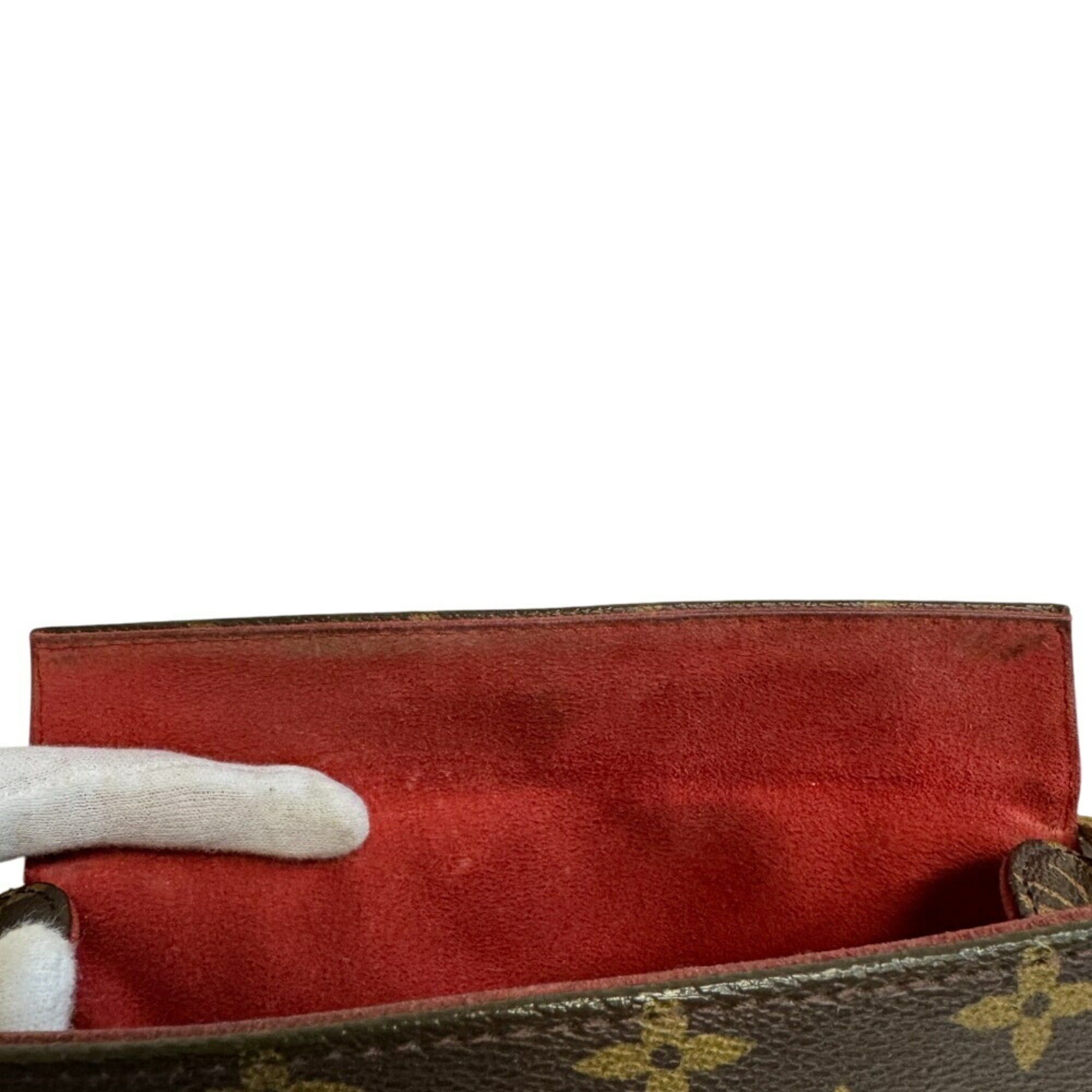 Louis Vuitton LOUIS VUITTON M51900 Recital Pouch, Omotesando 2002 Commemorative Limited Edition Monogram Mini Handbag, Brown, Women's Size ONE SIZE - 14 Thumbnail