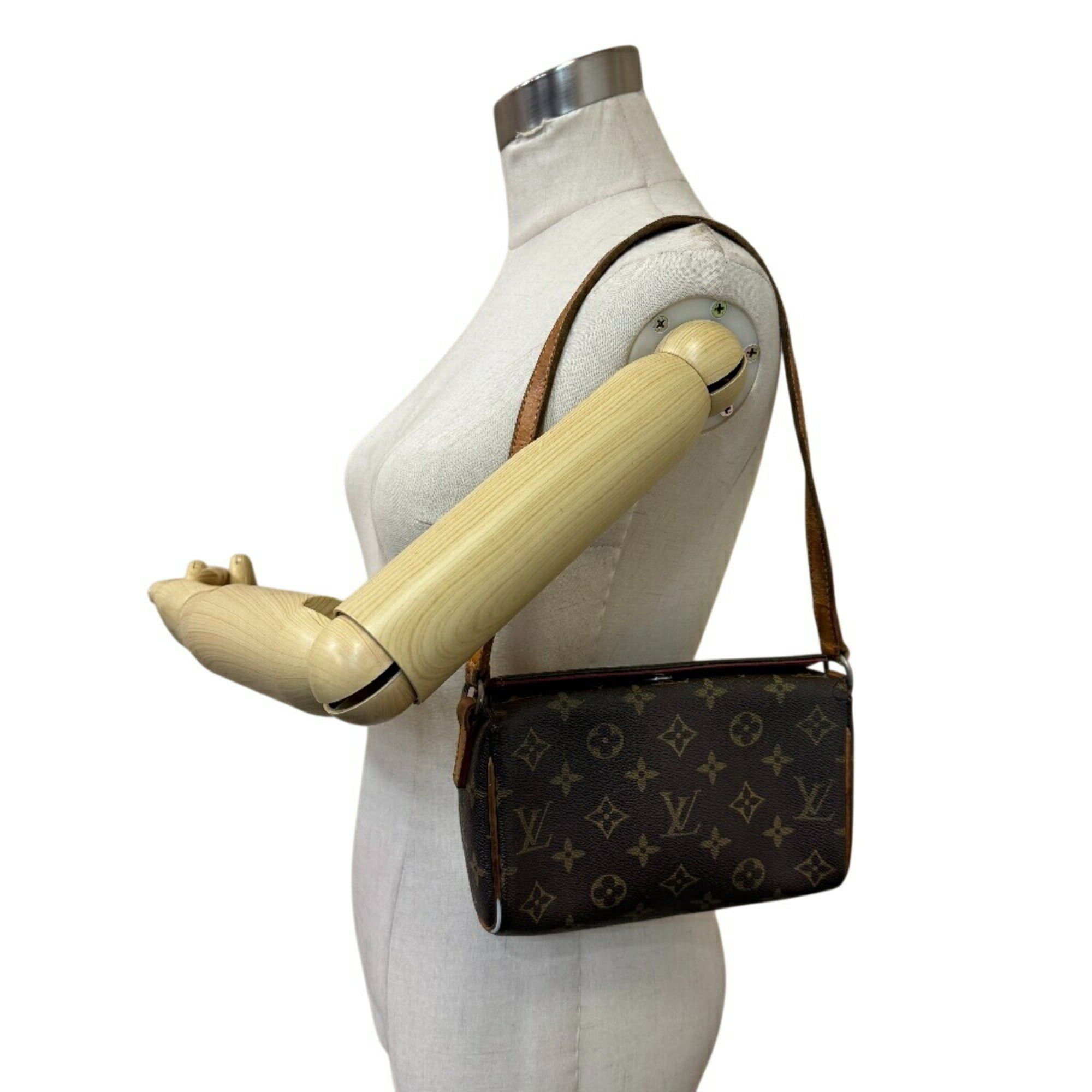 Louis Vuitton LOUIS VUITTON M51900 Recital Pouch, Omotesando 2002 Commemorative Limited Edition Monogram Mini Handbag, Brown, Women's Size ONE SIZE - 16 Thumbnail