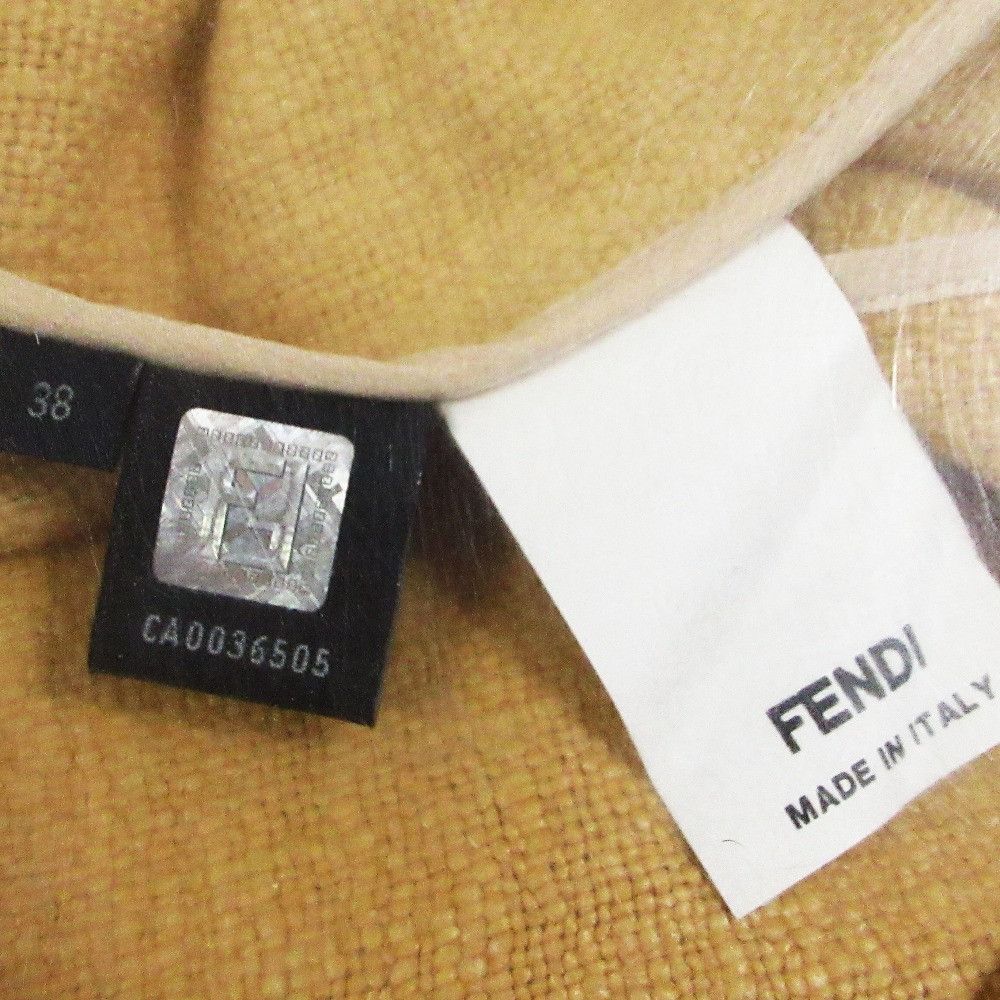 Fendi Fendi Fendi Short Sleeve Collarless Coat Textile Outerwear DUTY FREE for USA Size ONE SIZE - 9 Thumbnail