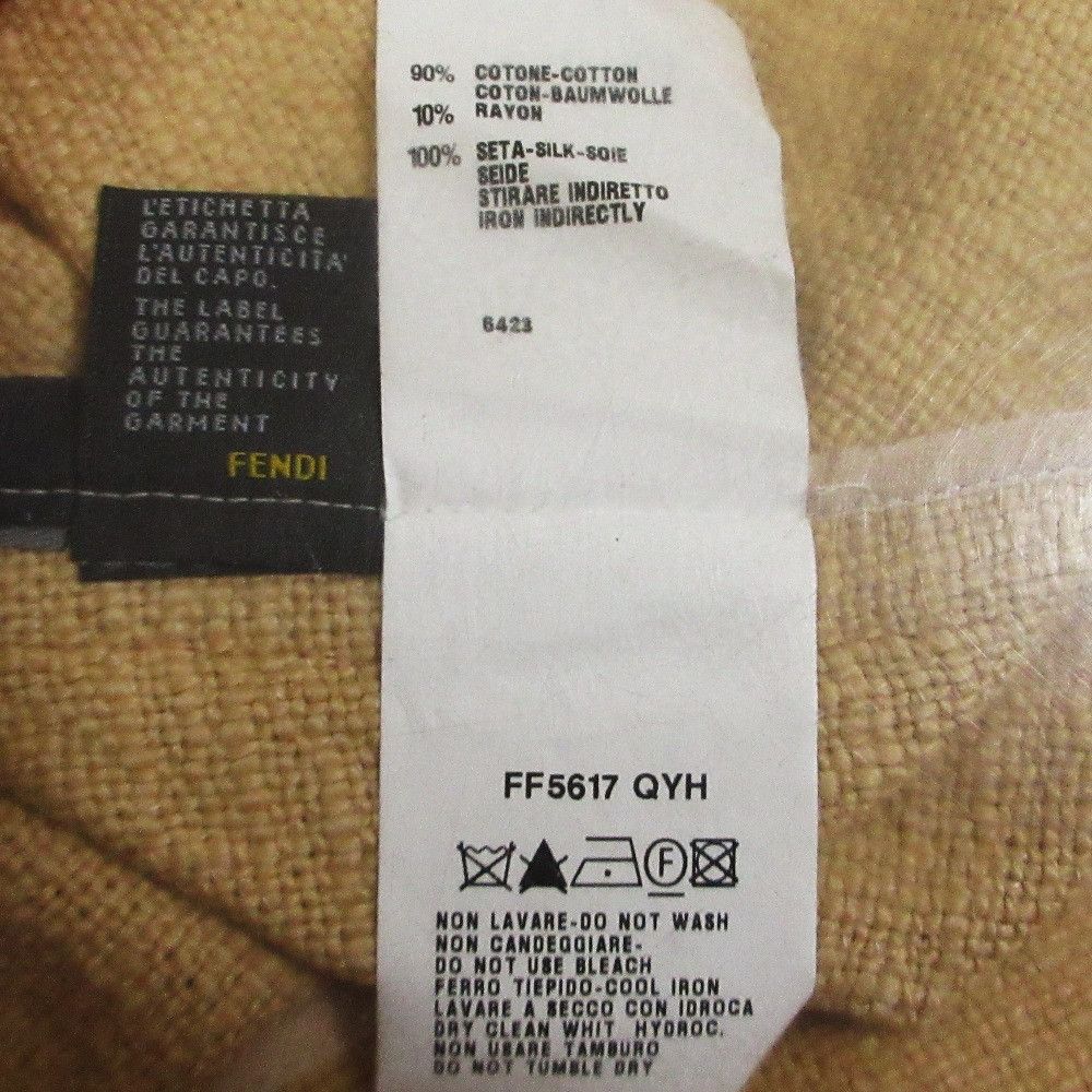 Fendi Fendi Fendi Short Sleeve Collarless Coat Textile Outerwear DUTY FREE for USA Size ONE SIZE - 10 Thumbnail