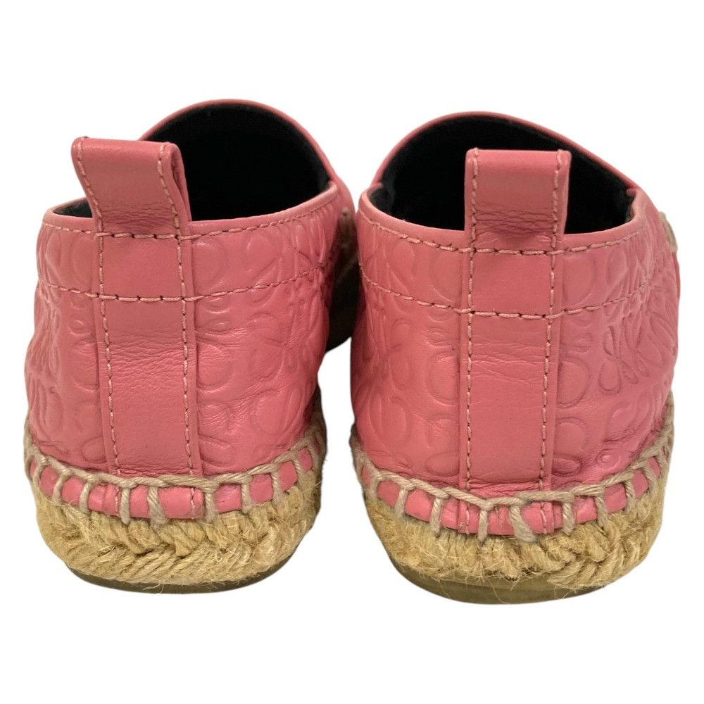 Loewe Loewe Loewe Anagram Leather Espadrille Slip-on Leather Shoes DUTY FREE for USA Size ONE SIZE - 5 Thumbnail