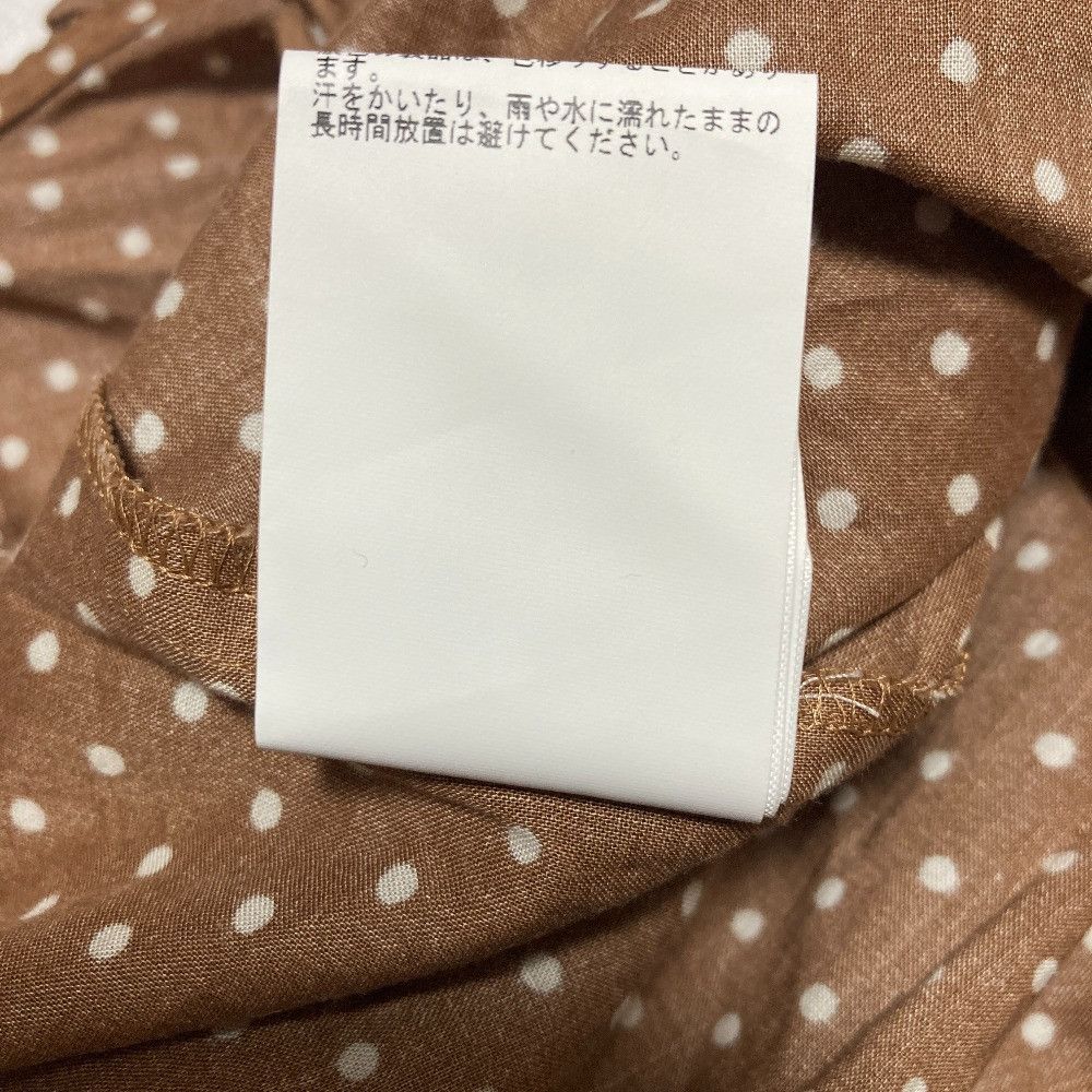 Other Other PINK HOUSE Dot Print Sleeveless Frill Blouse Textile Tops DUTY FREE for USA Size ONE SIZE - 7 Thumbnail