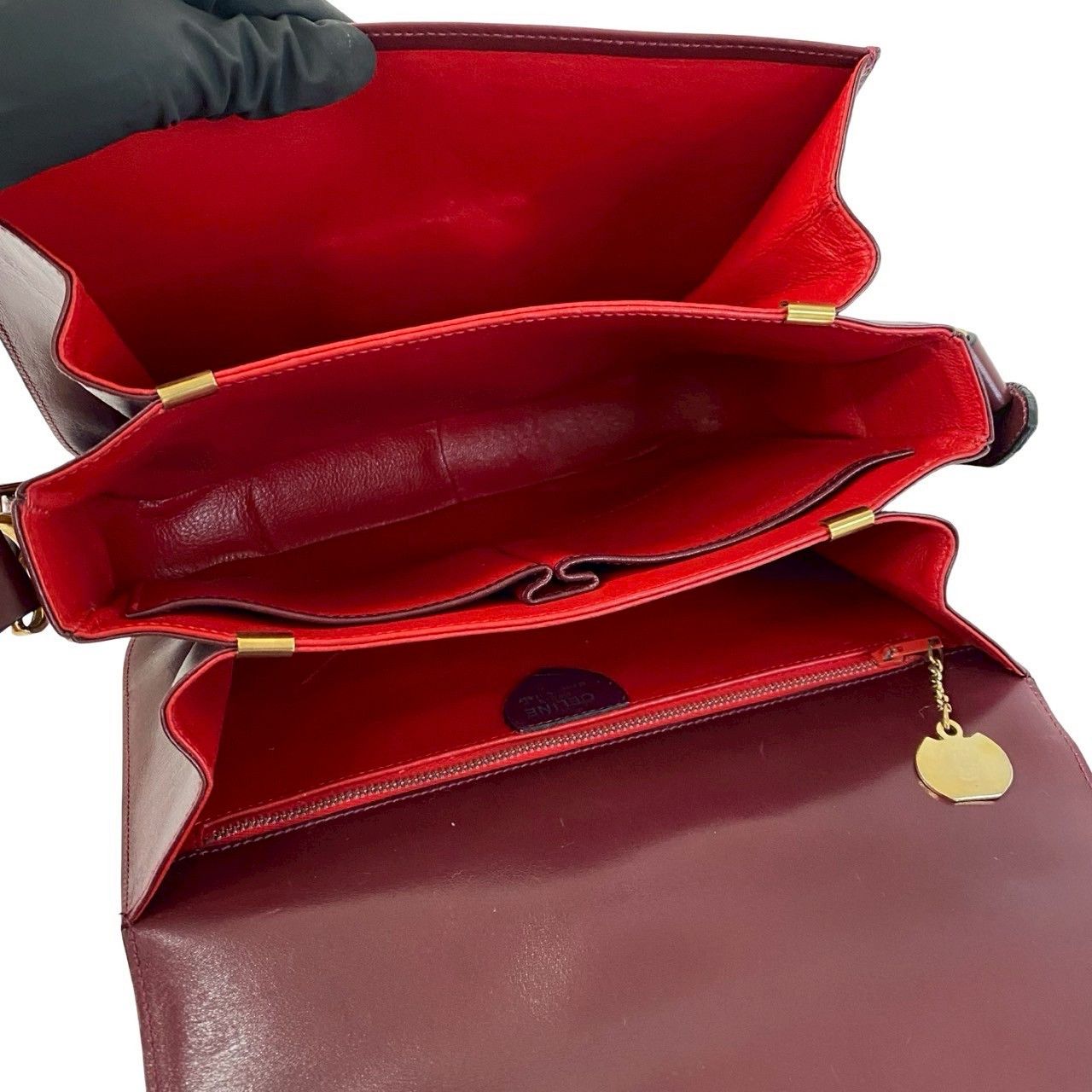 Celine Celine Celine Vintage Calf Leather Shoulder Bag Leather Shoulder Bag DUTY FREE for USA Size ONE SIZE - 10 Thumbnail