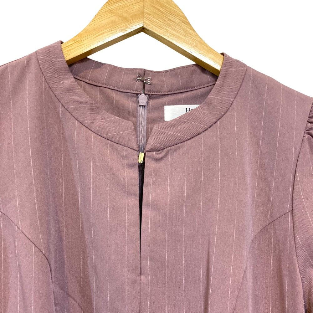 Other Other Herlipto Pin-Stripe Belted Flared Dress Dress Textile Dresses DUTY FREE for USA Size ONE SIZE - 5 Thumbnail